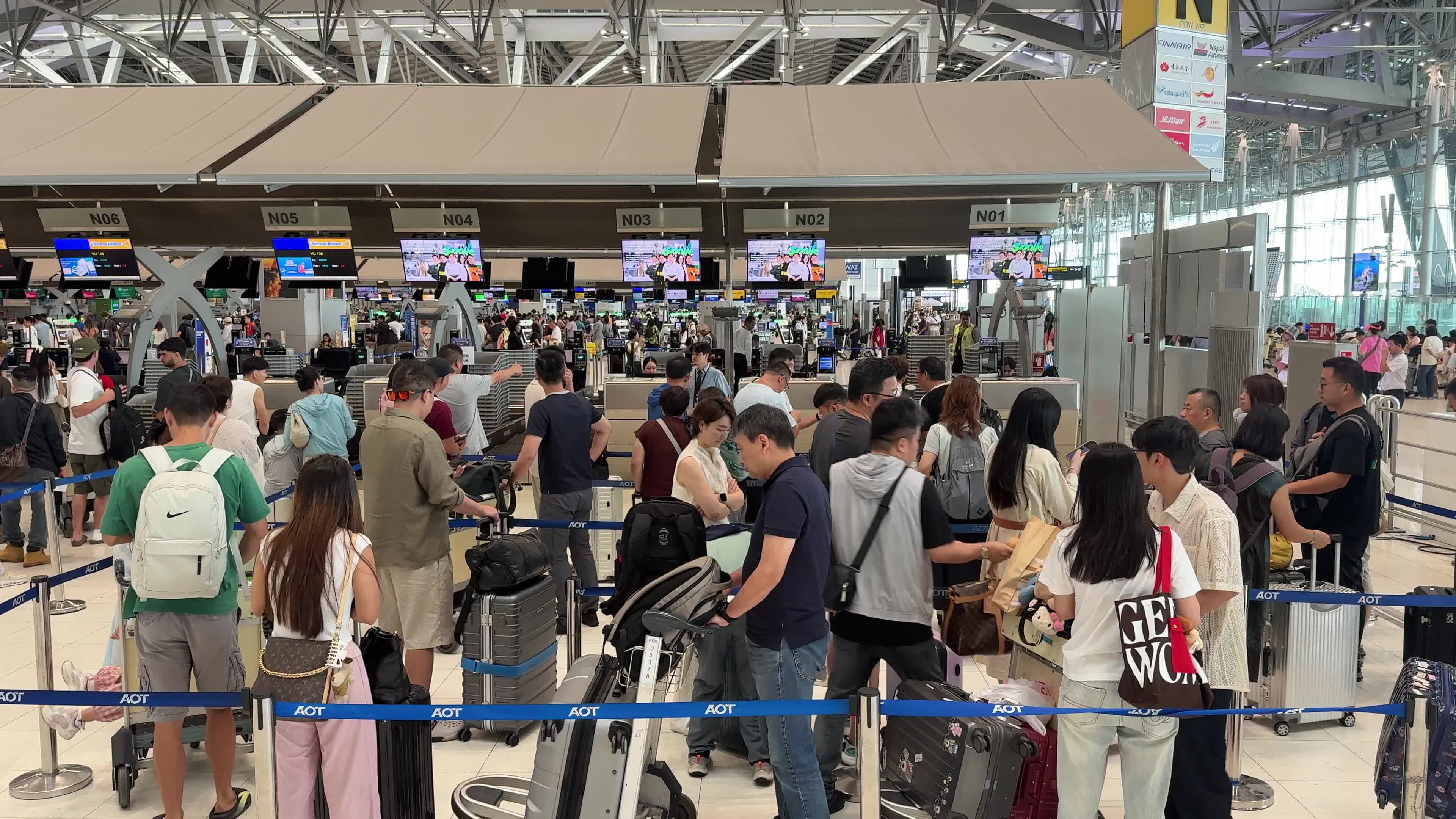 Suvarnabhumi Airport In Bangkok