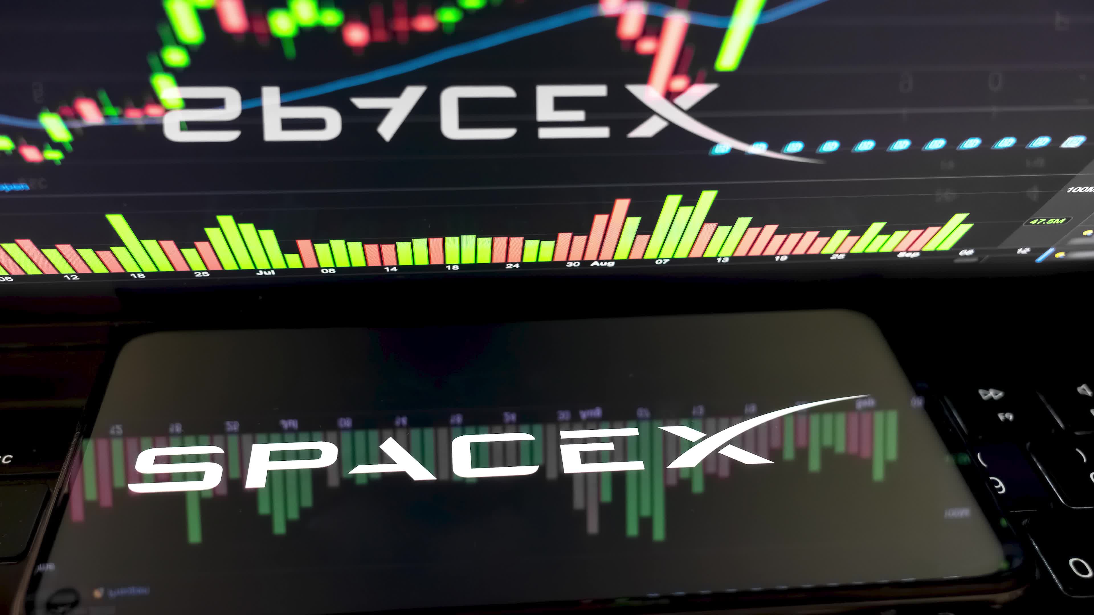 SpaceX Rises 6% After More Than 900 Million Shares Are Unlocked