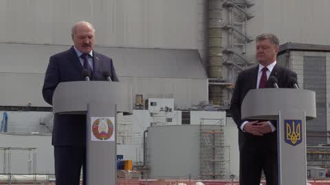 Ukrainian and Belarussian Presidents in Chernobyl