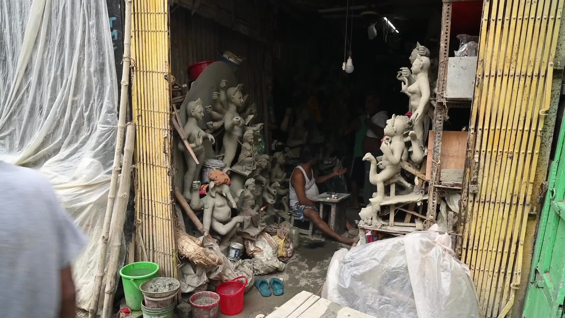 Kumartuli - Kolkata - Preparation For Durga Puja
