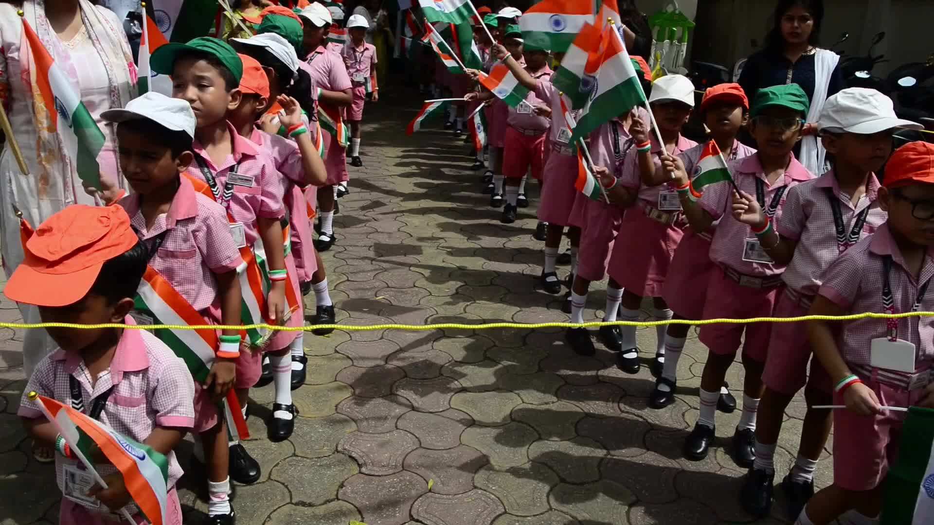 Bright Academy School Student Tiranga Yatra