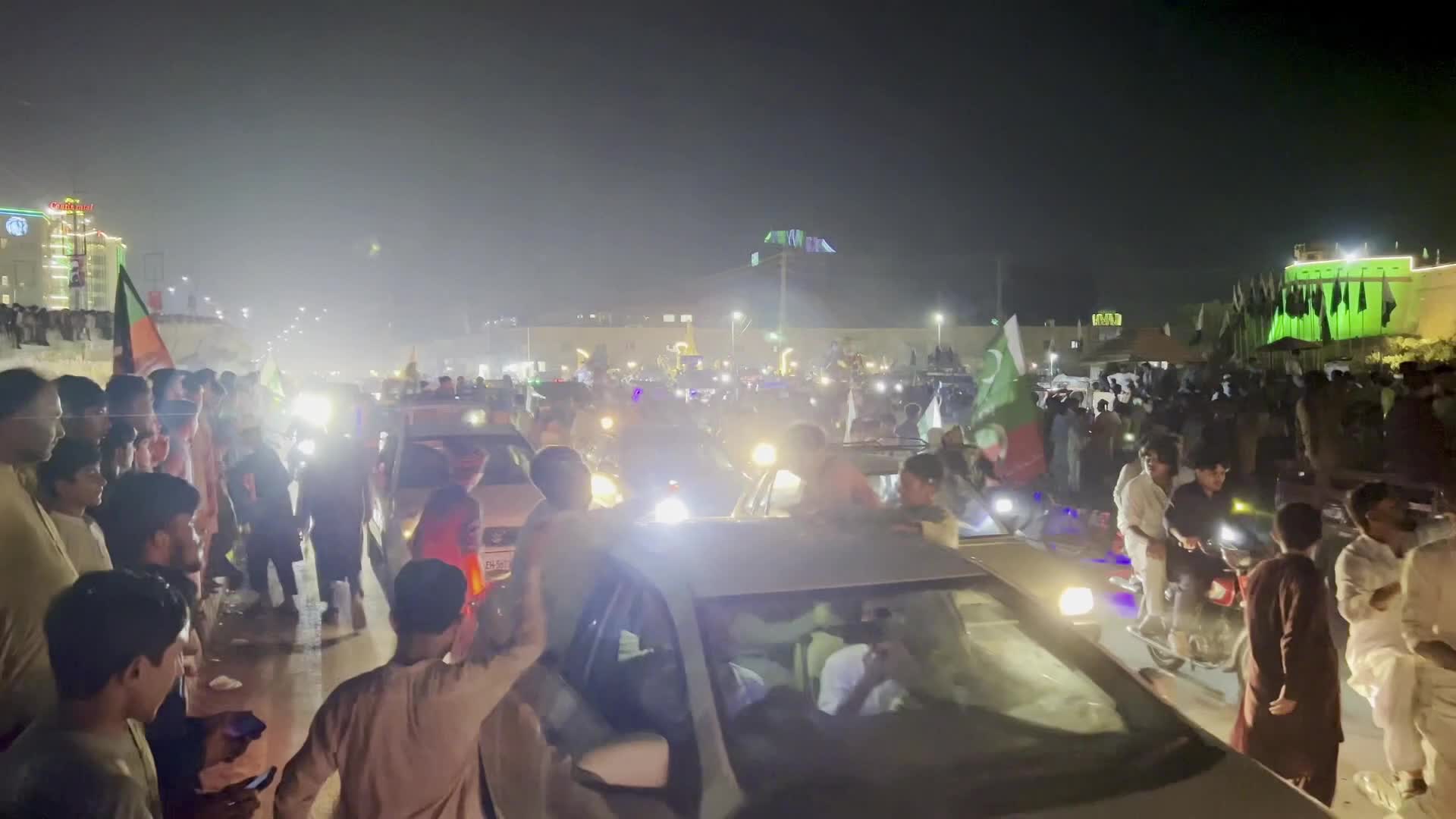 Bala Hissar Fortress Illuminated Ahead of Independence Day