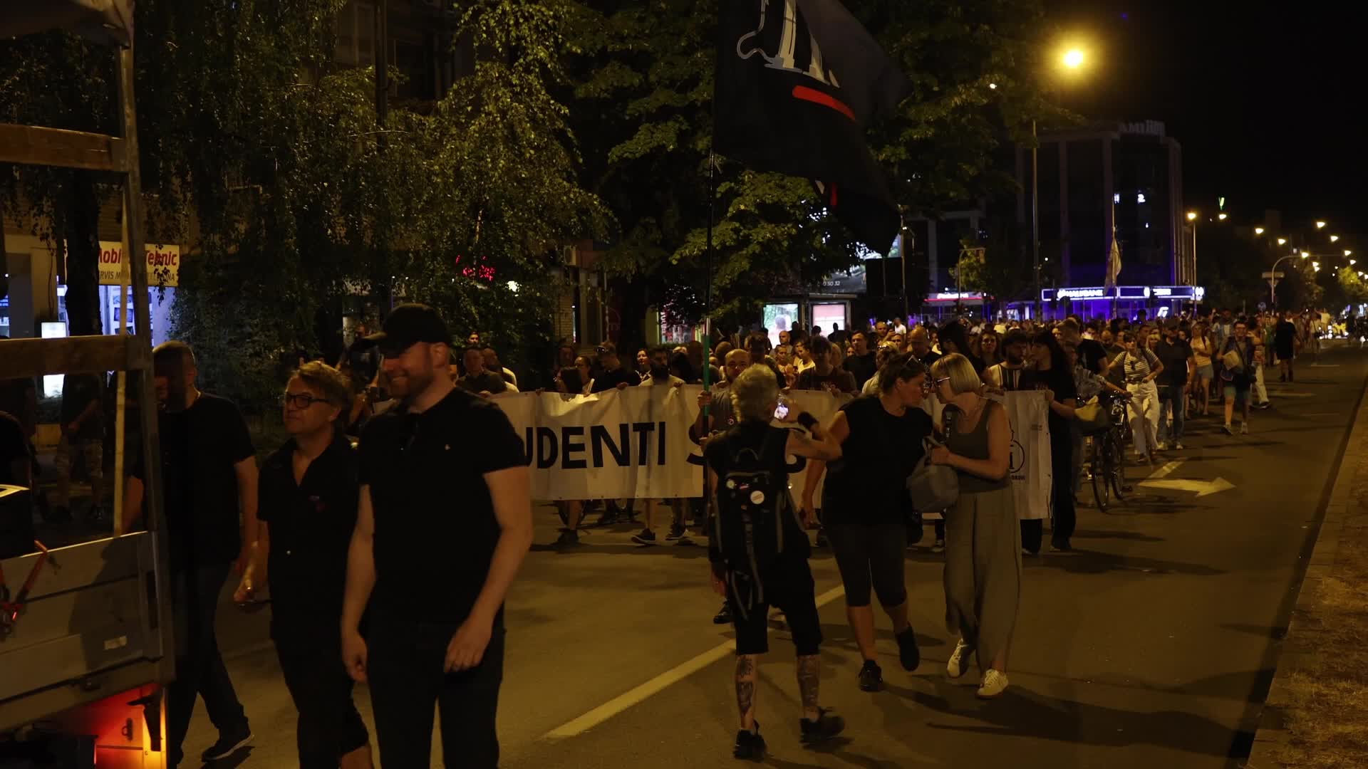 Student Protest March in Novi Sad