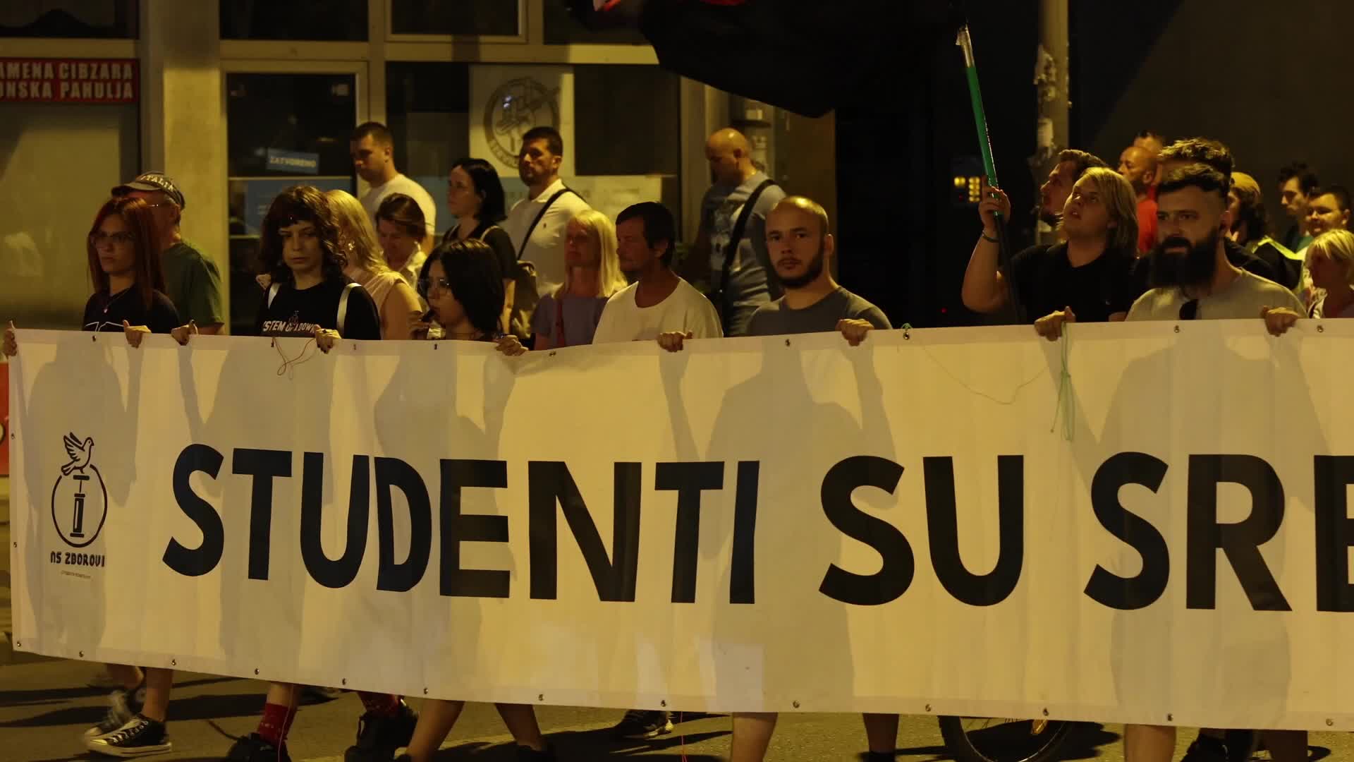 Student Protest March in Novi Sad
