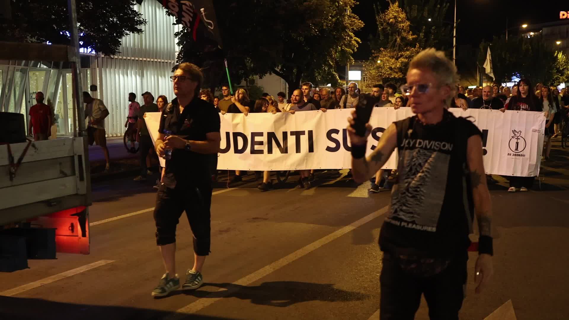 Student Protest March in Novi Sad