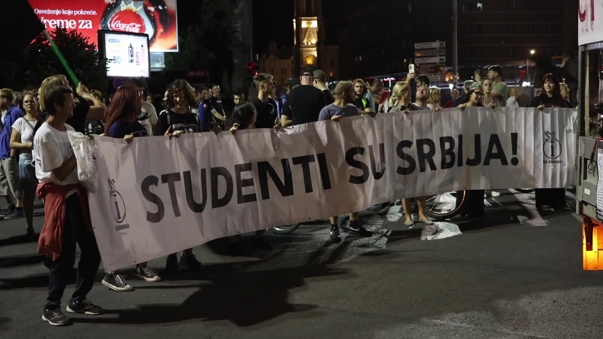 Student Protest March in Novi Sad