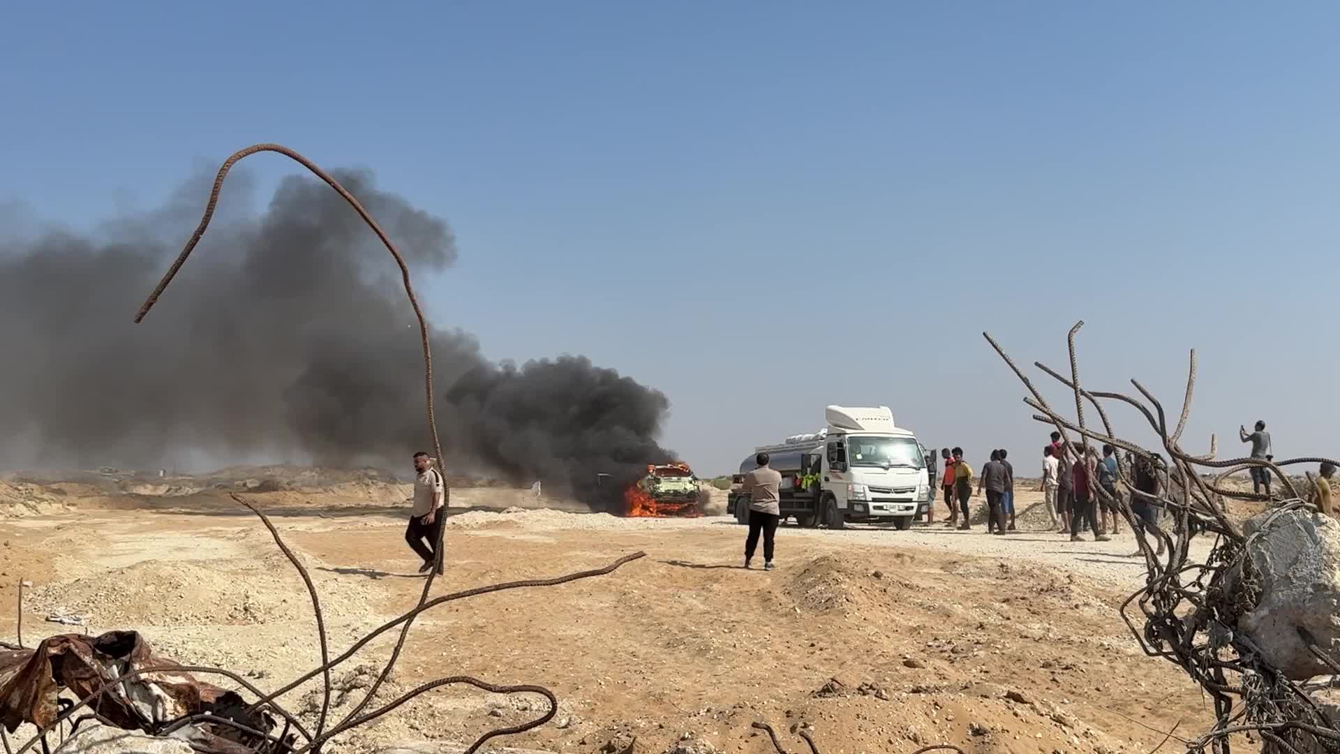 Aftermath Of Israeli Airstrike In Gaza, Palestine
