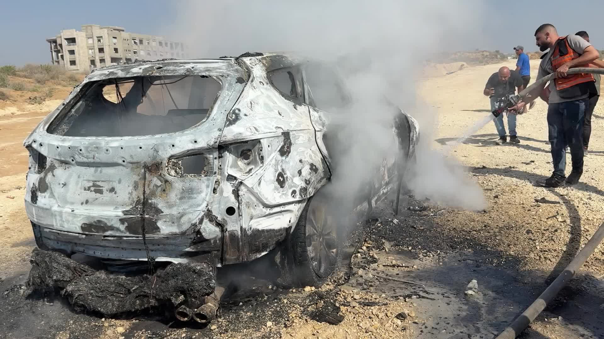 Aftermath Of Israeli Airstrike In Gaza, Palestine