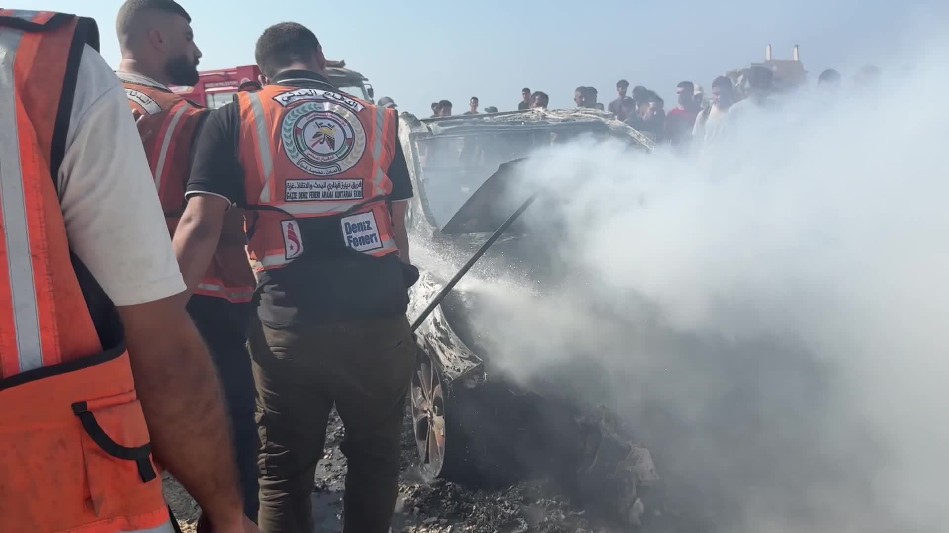 Aftermath Of Israeli Airstrike In Gaza, Palestine