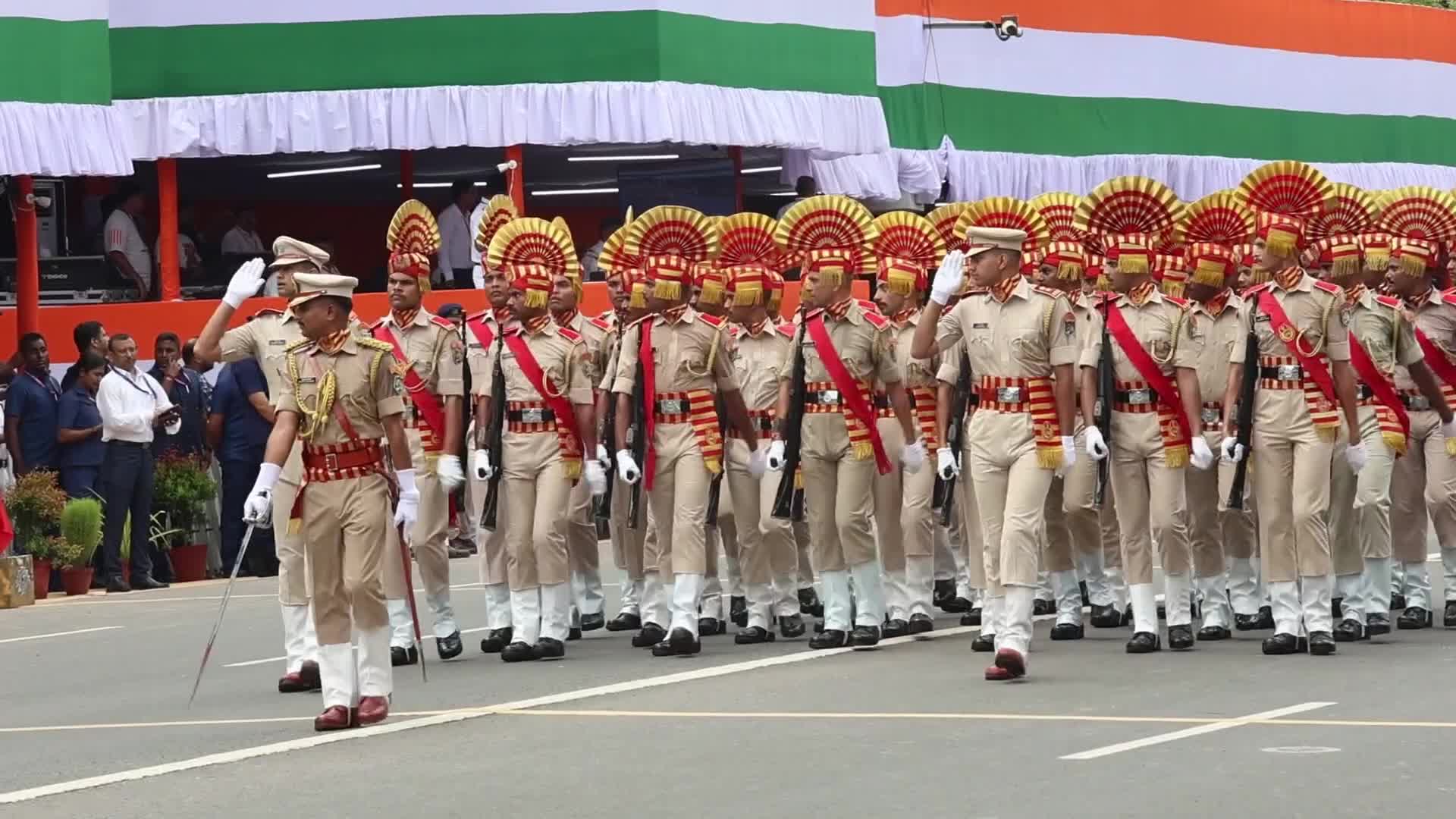 India's Independence Day Celebrations In Kolkata,India
