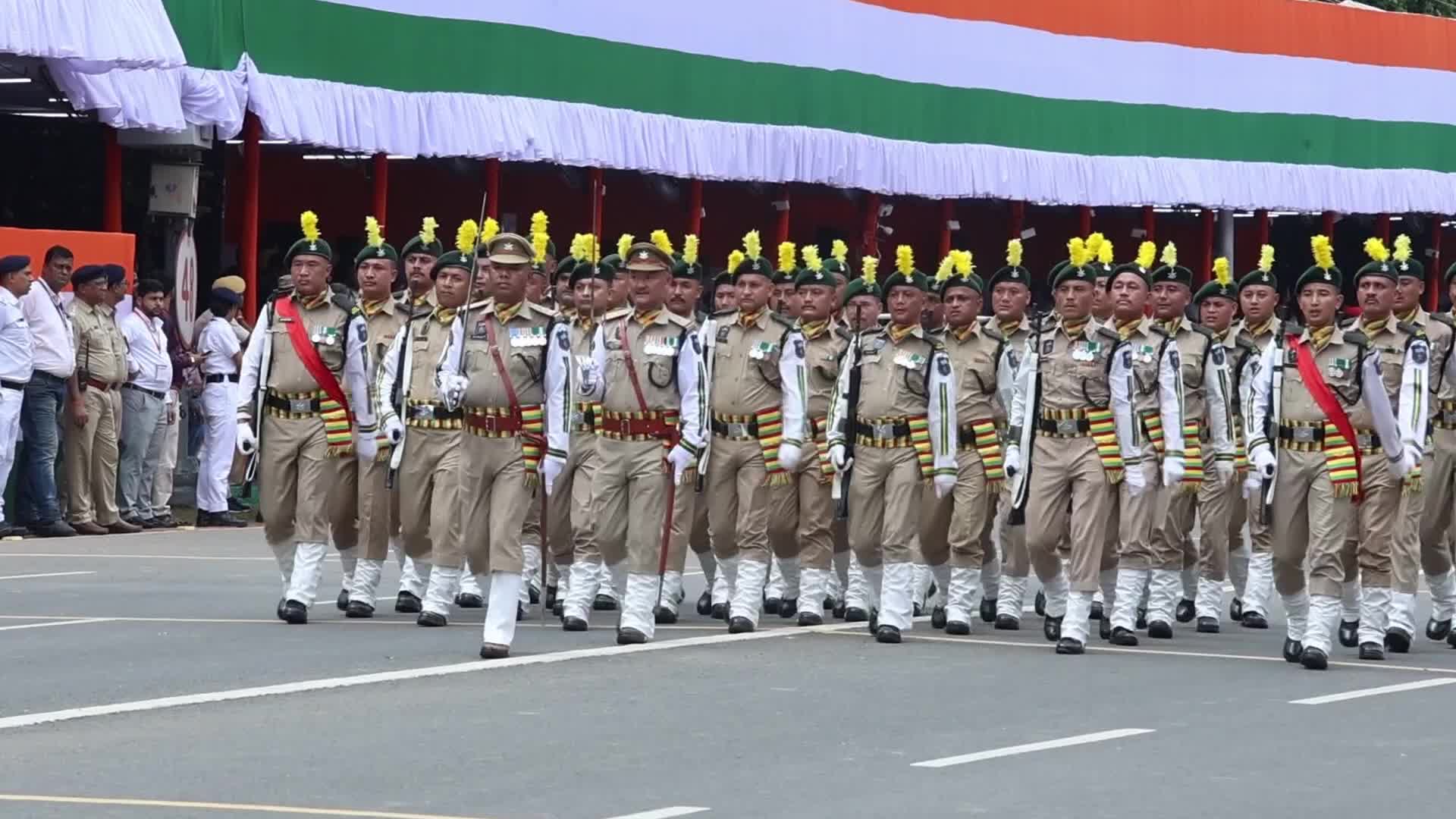 India's Independence Day Celebrations In Kolkata,India