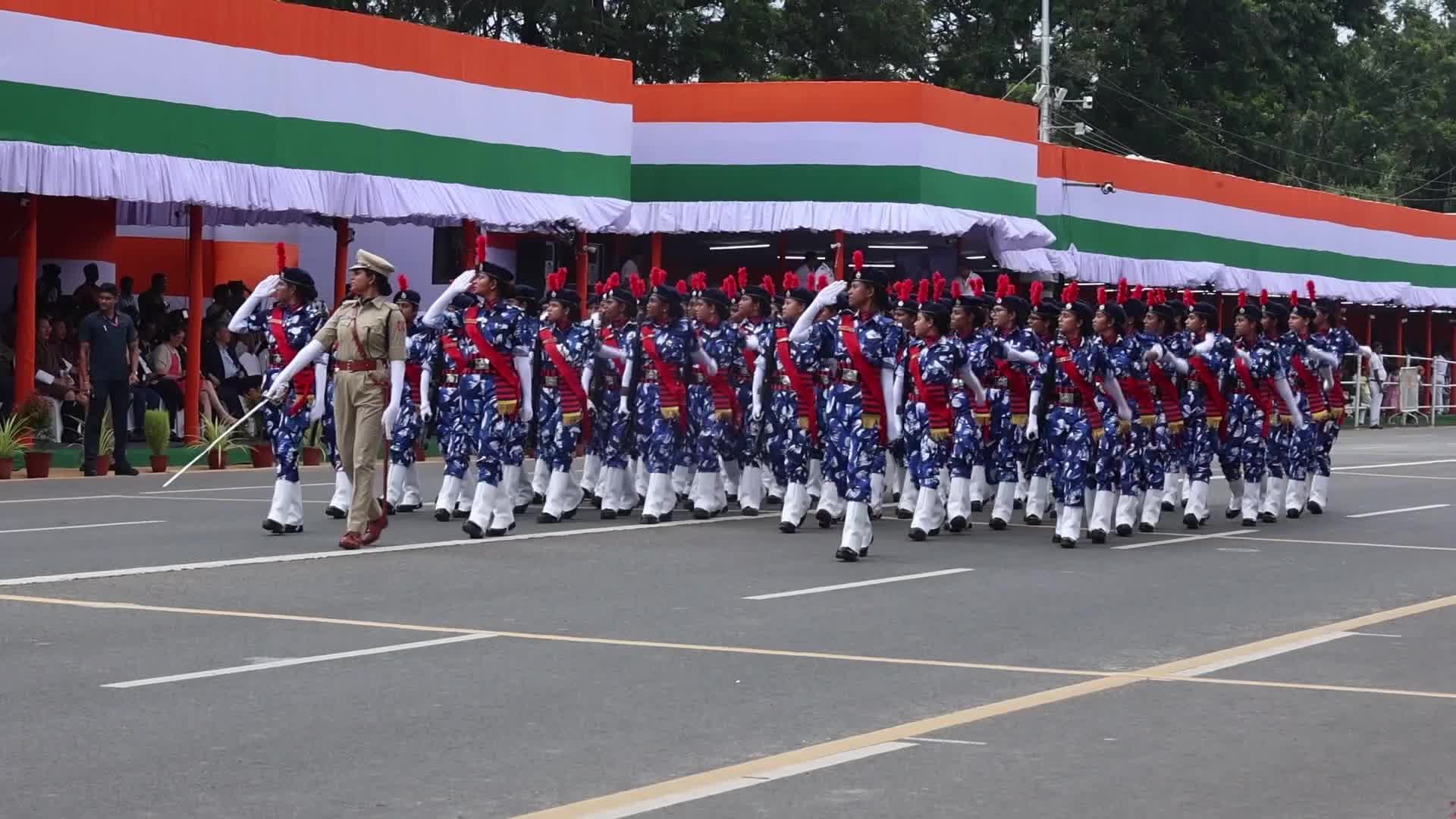 India's Independence Day Celebrations In Kolkata,India