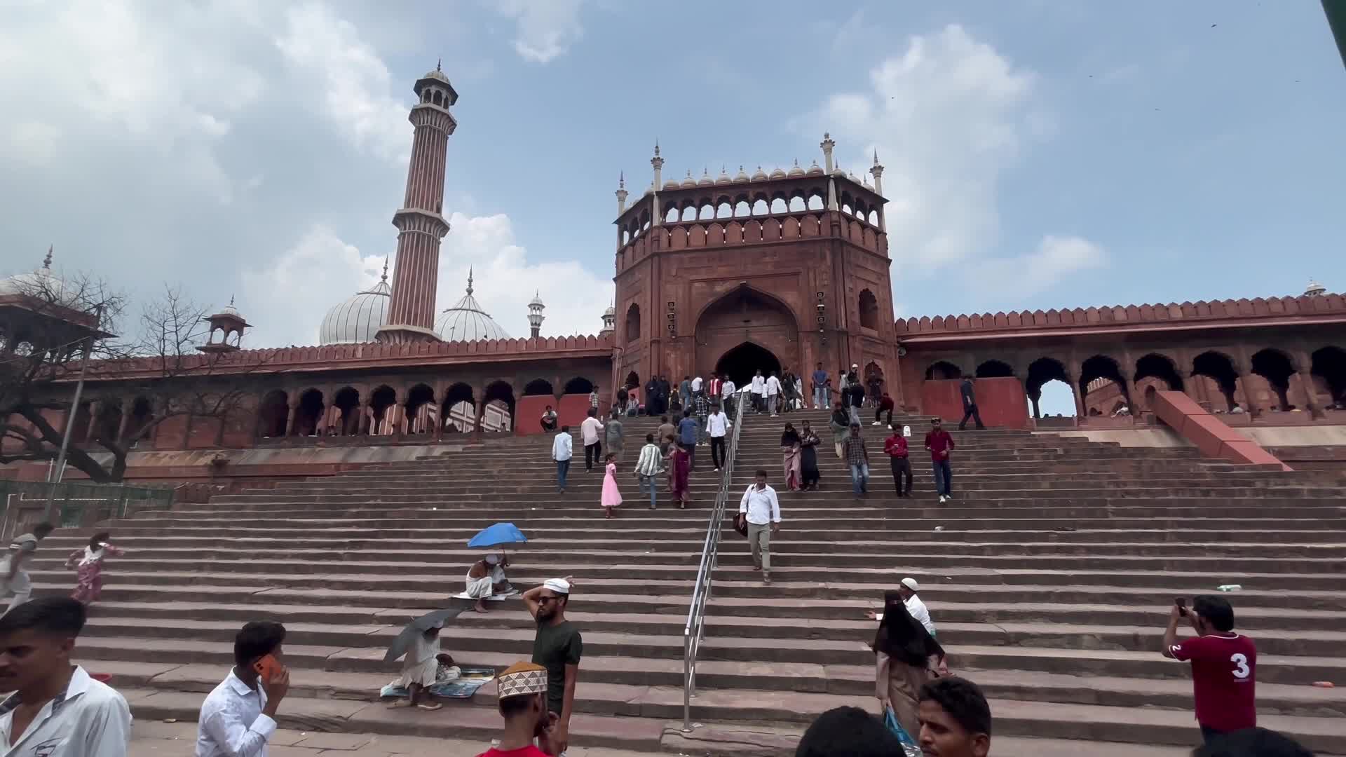 Independence Day in Old Delhi's Jama Mosque, India