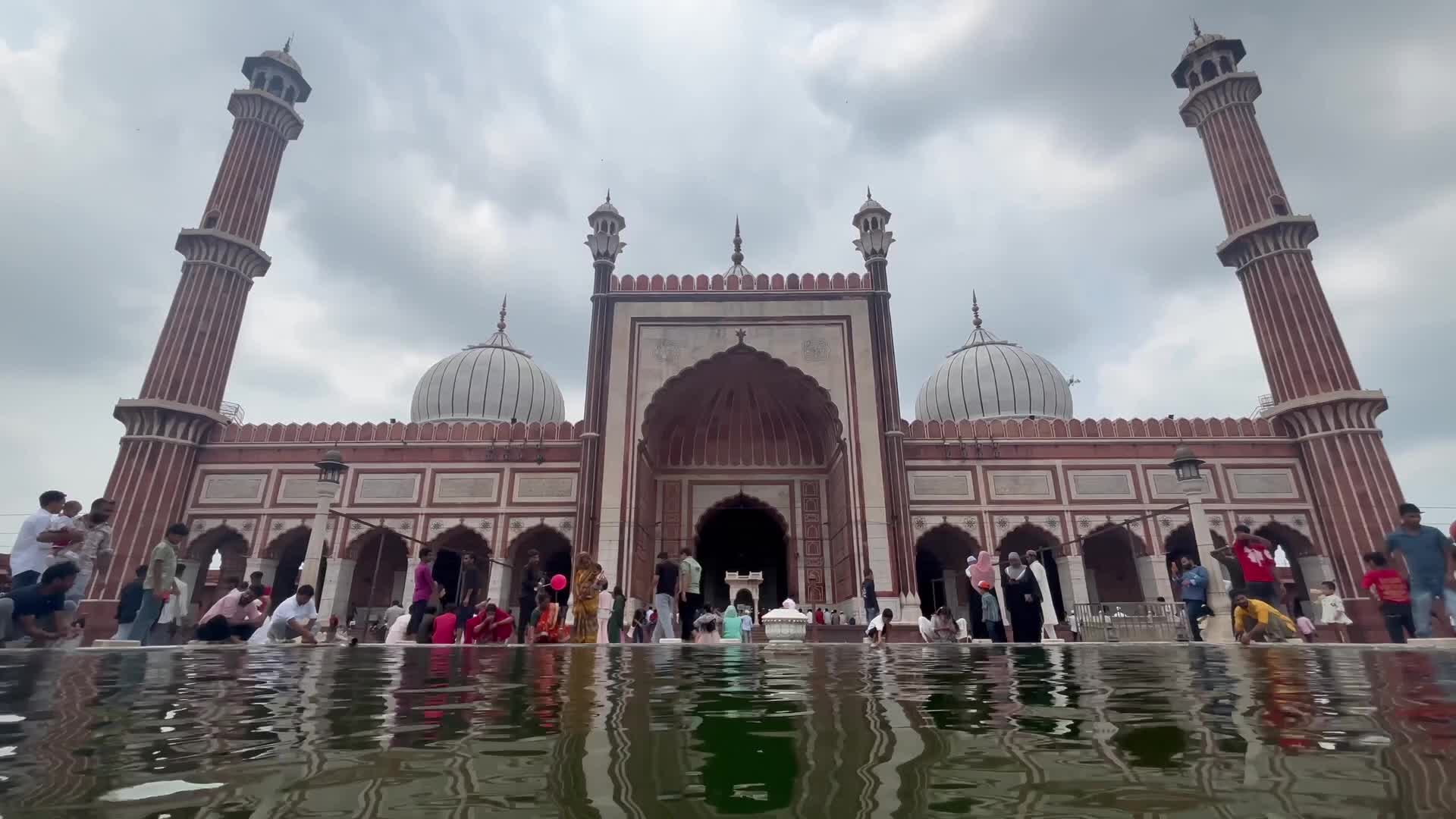 Independence Day in Old Delhi's Jama Mosque, India