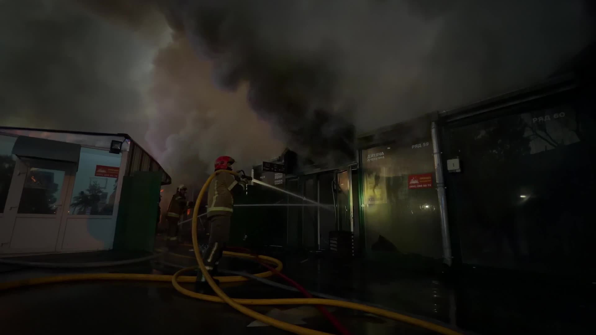 As a result of the Russian attack, Ukraine’s largest book market was destroyed by fire in Kyiv.