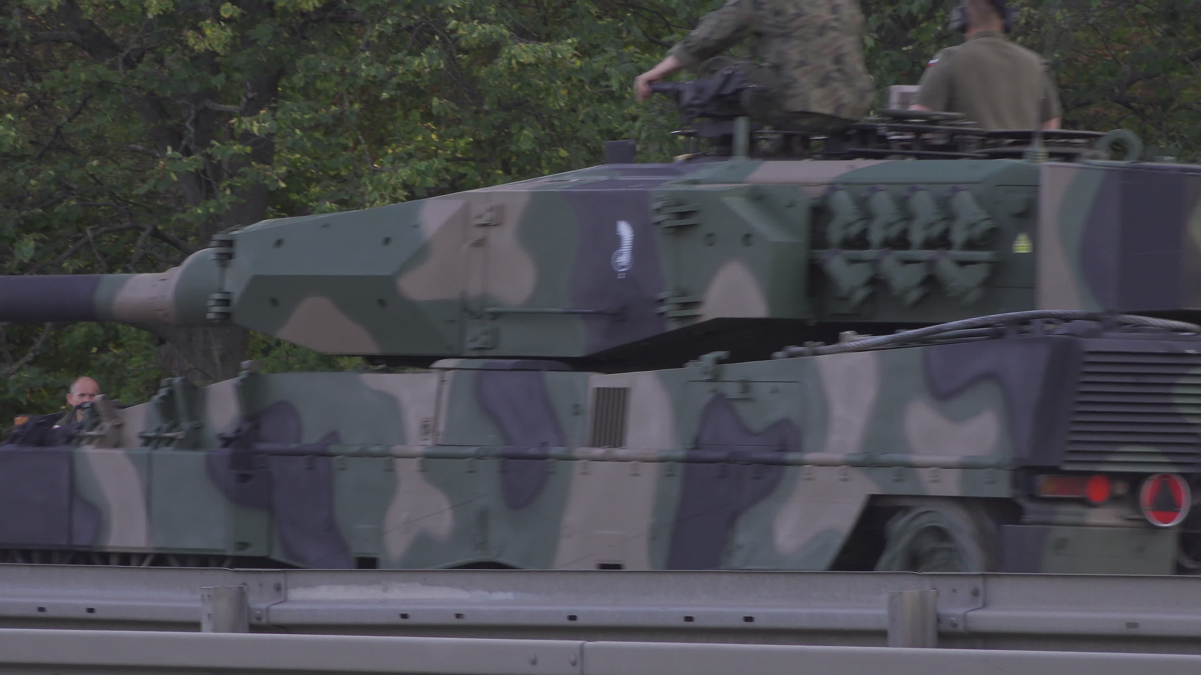 Polish Army Tanks Arrive in Warsaw Ahead of Armed Forces Day Parade Rehearsal