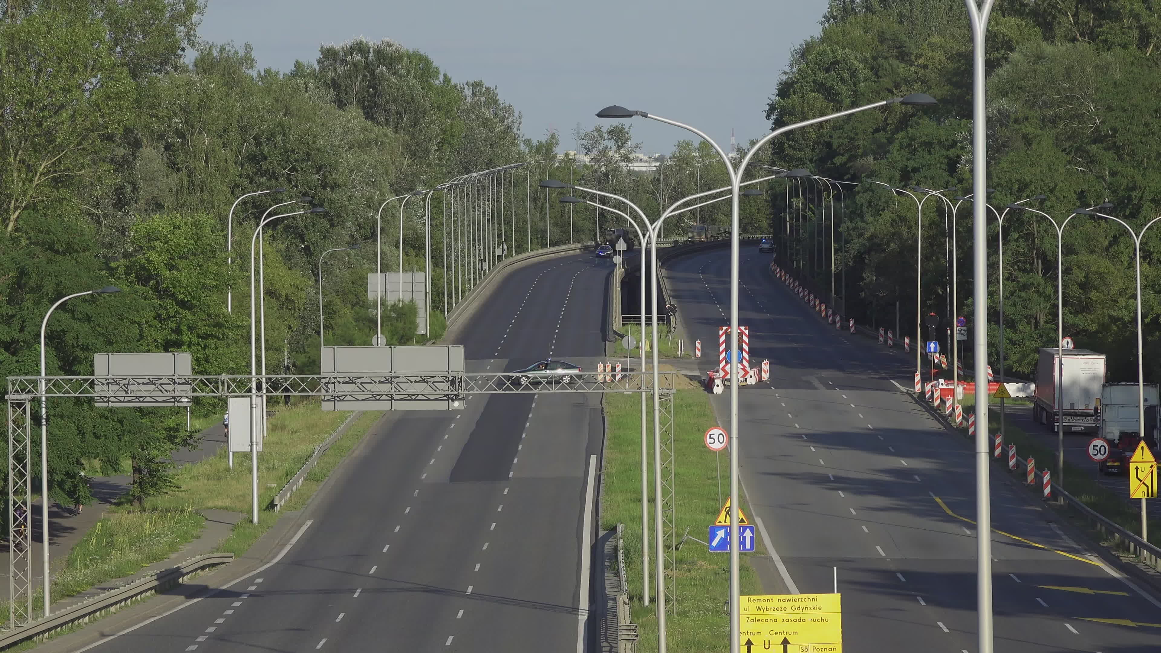 Polish Army Tanks Arrive in Warsaw Ahead of Armed Forces Day Parade Rehearsal