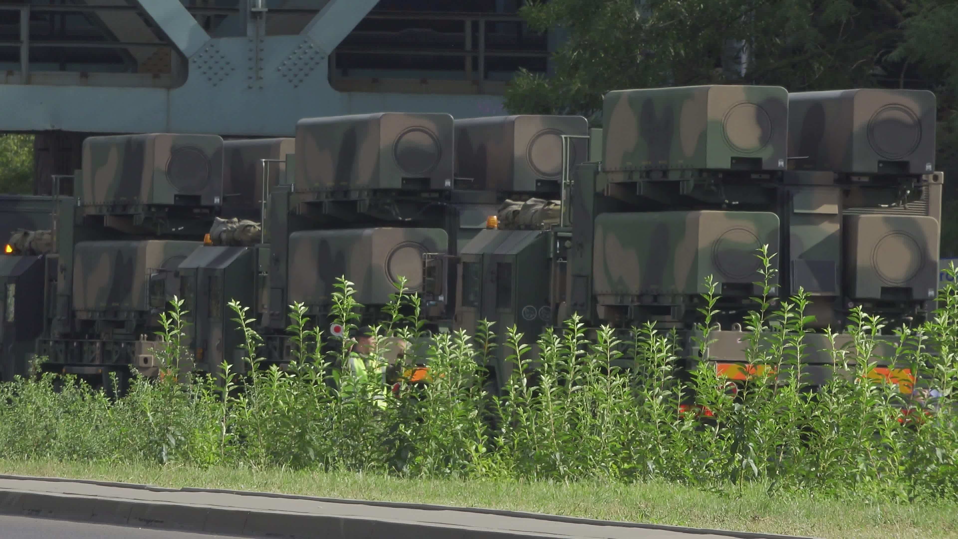 Polish Army Tanks Arrive in Warsaw Ahead of Armed Forces Day Parade Rehearsal