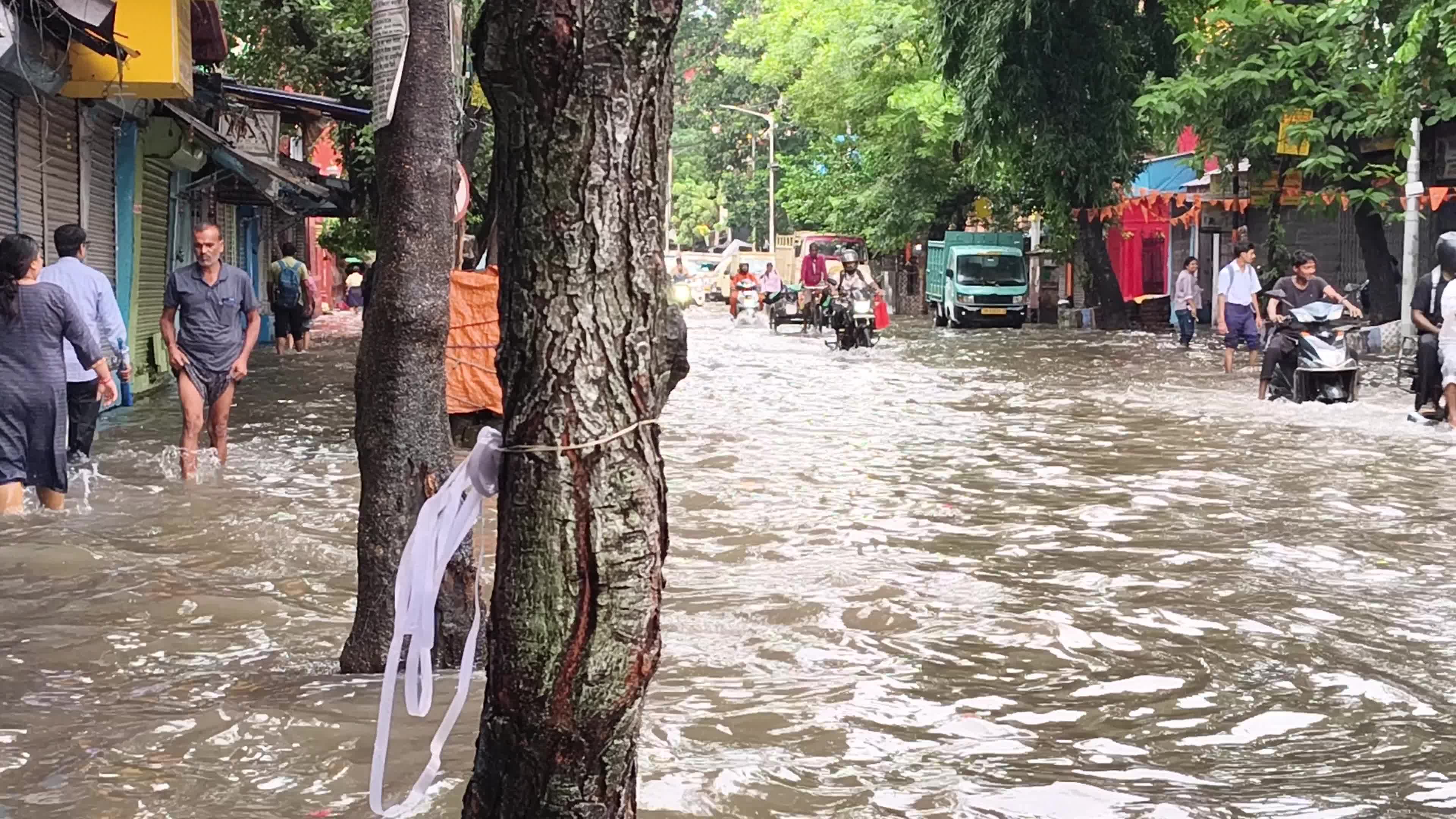 Waterlogging in Kolkata.