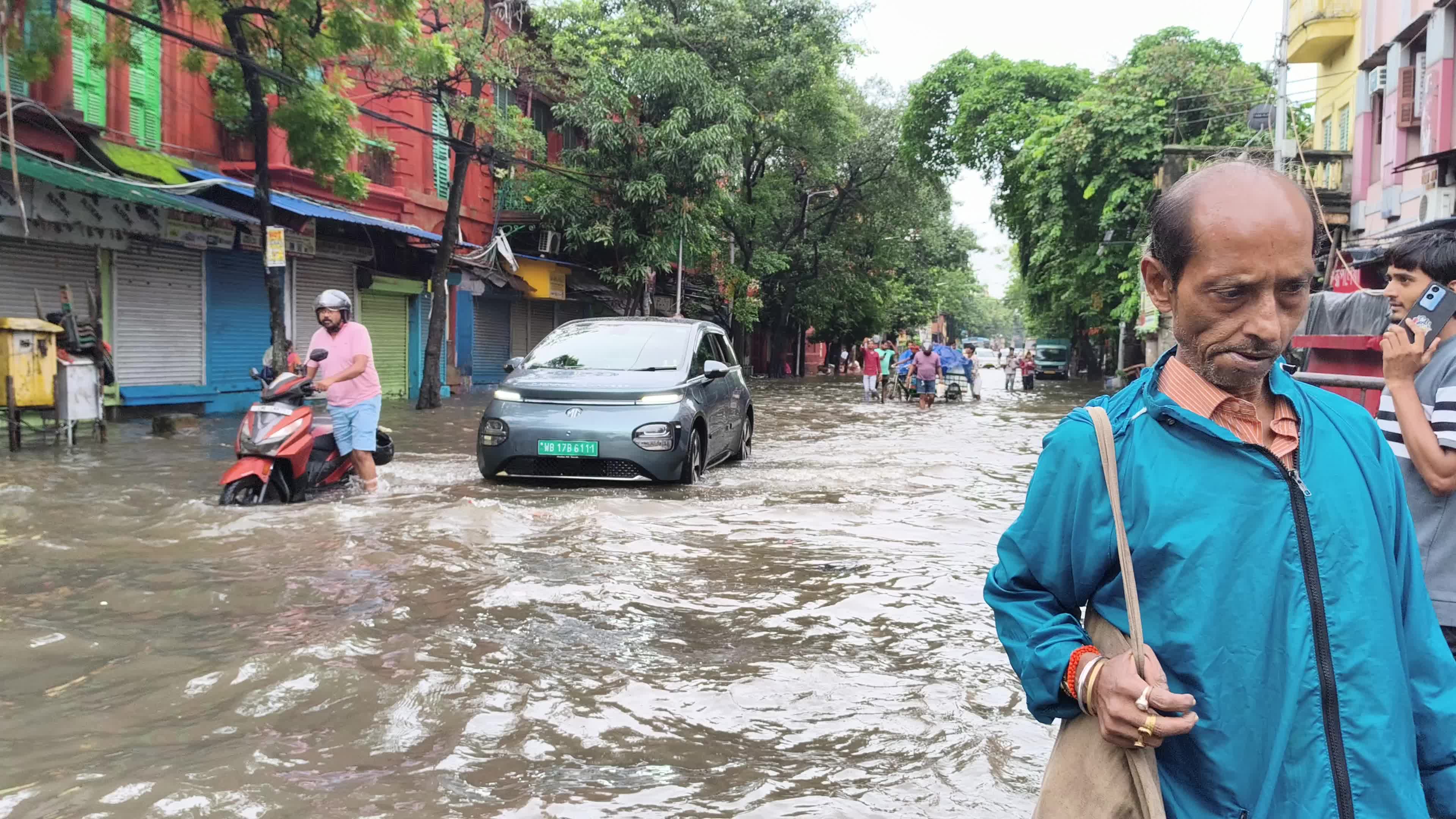 Waterlogging in Kolkata.