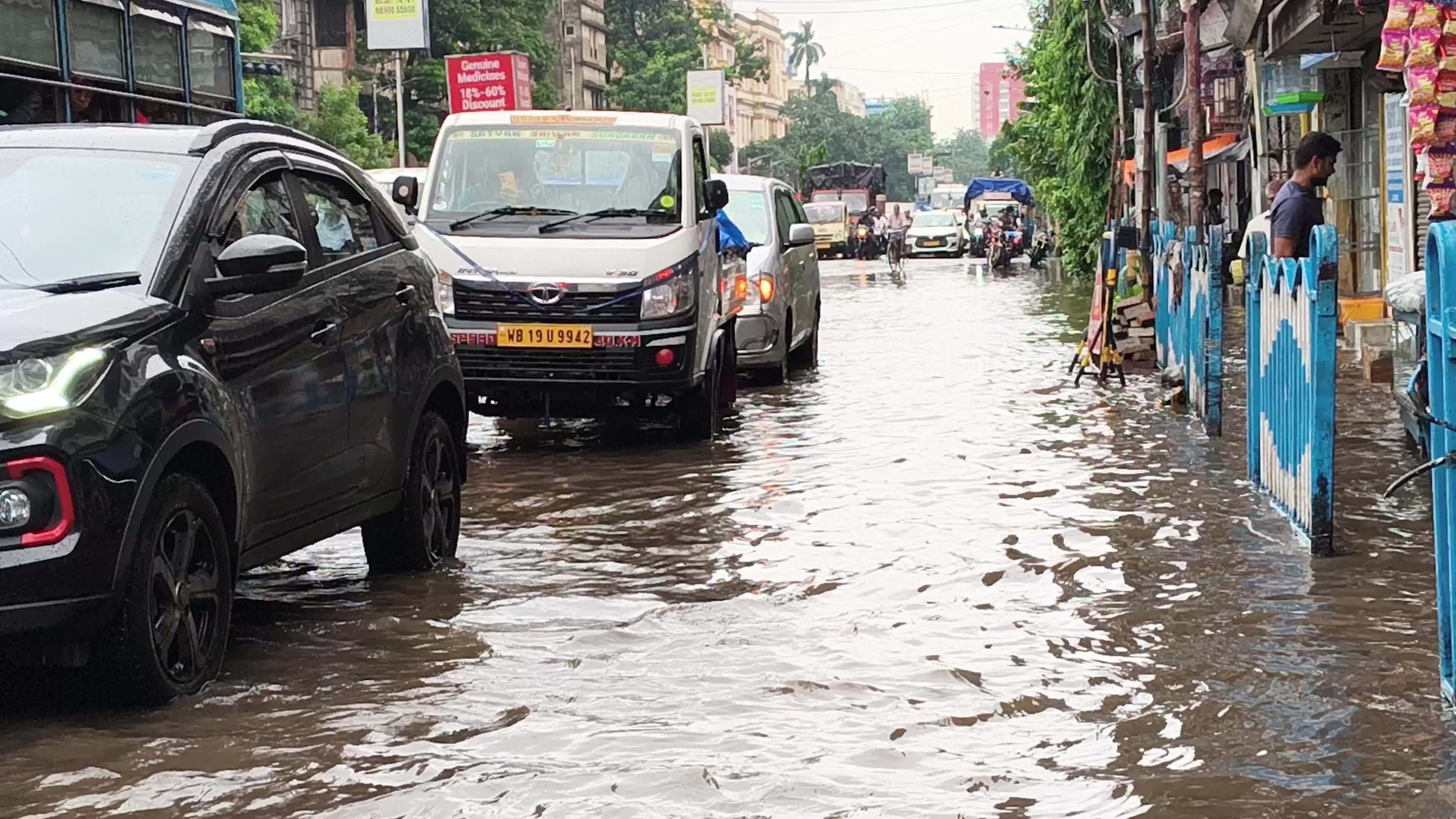 Waterlogging in Kolkata.
