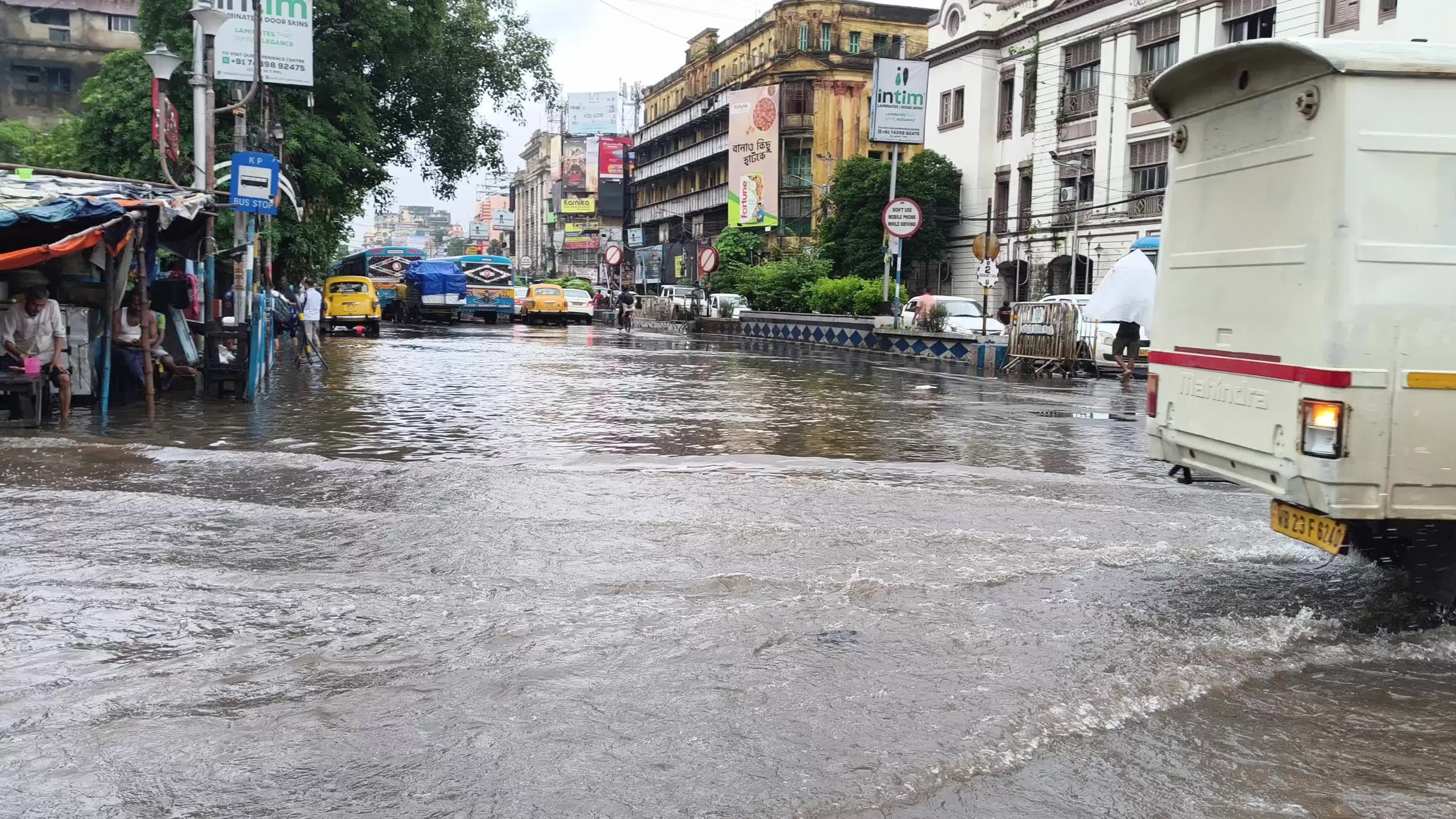 Waterlogging in Kolkata.
