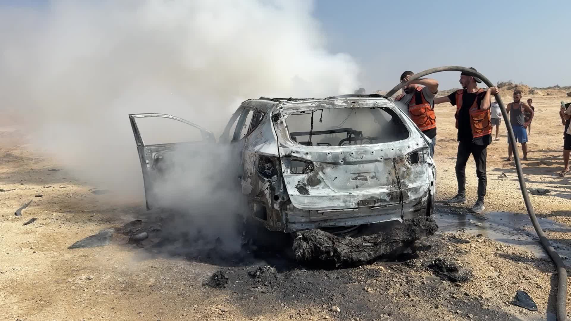 Aftermath Of Israeli Airstrike In Gaza, Palestine