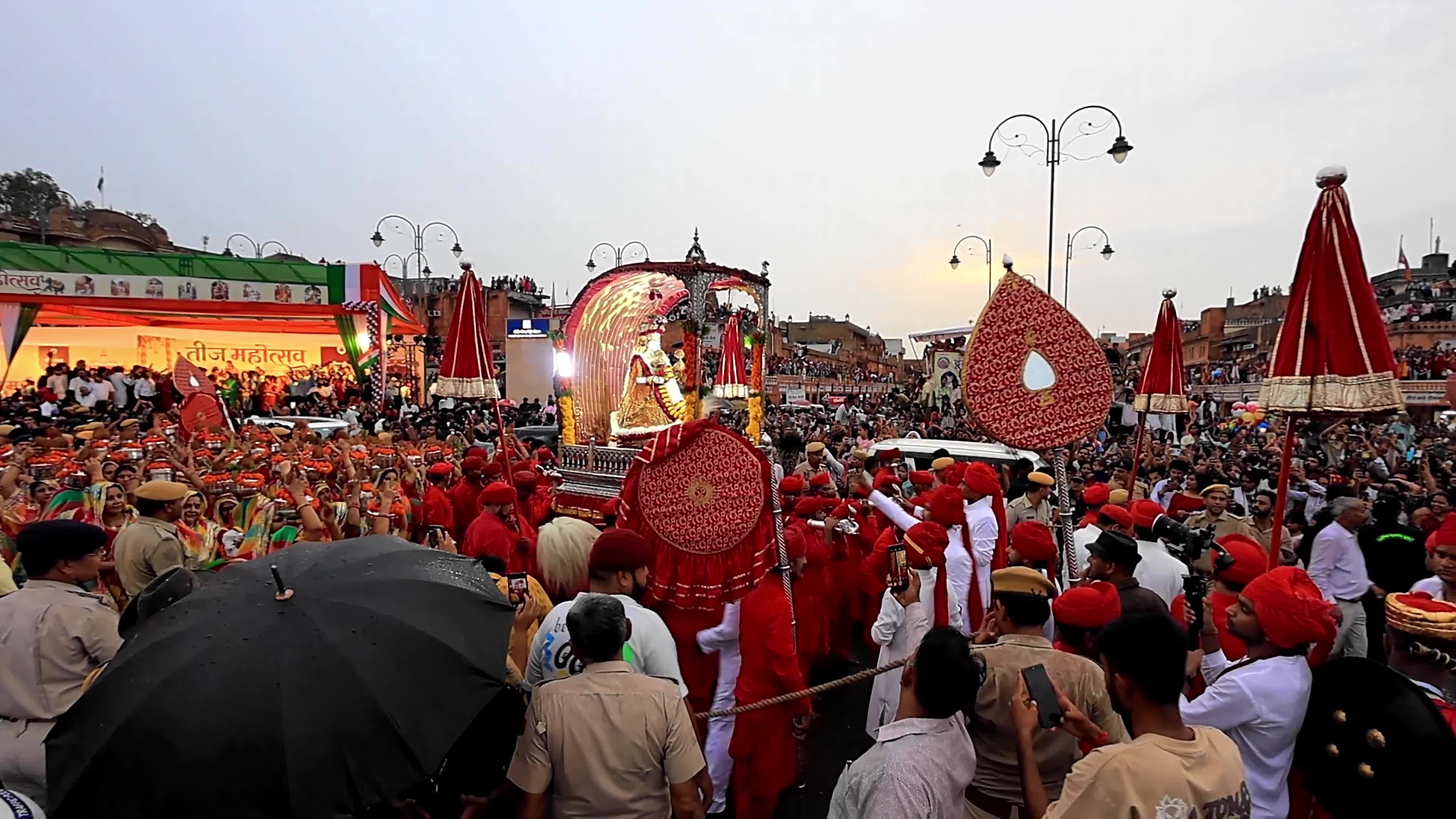Teej Festival Procession in Jaipur