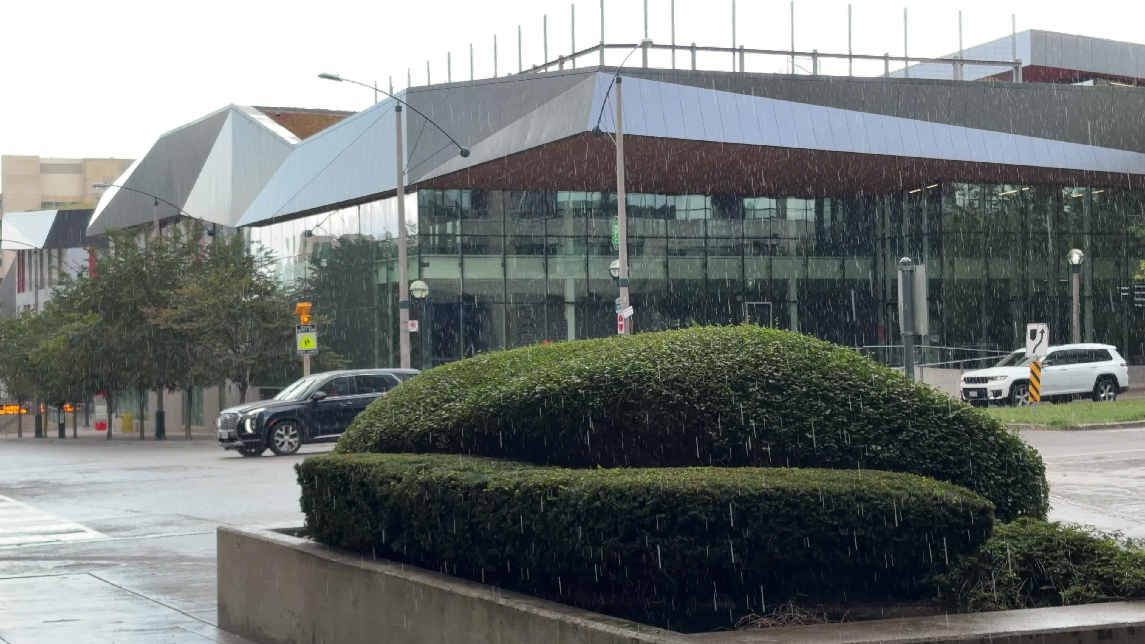 Rainy weather in Toronto, Canada