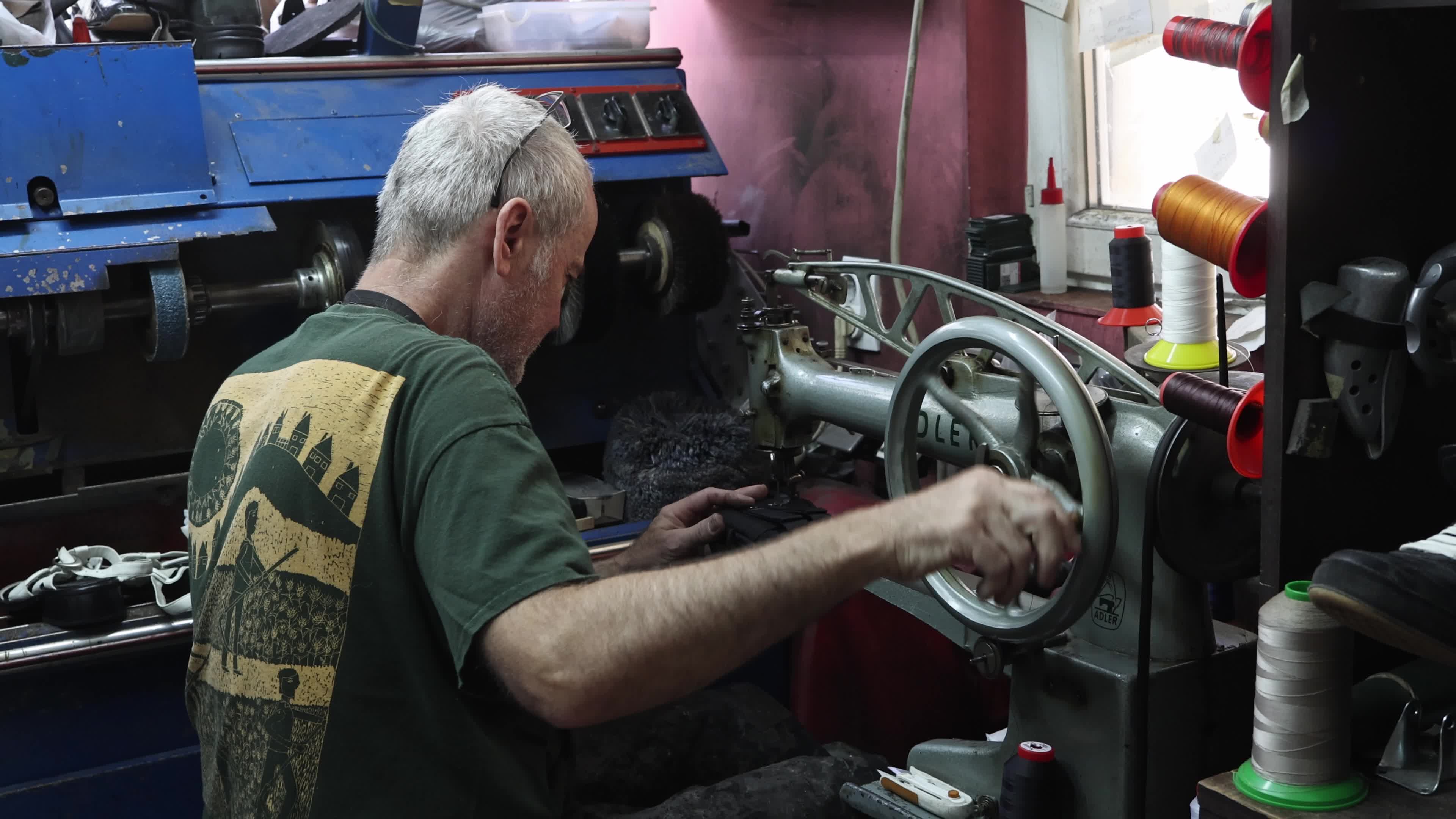 Shoemaker Working in His Workshop