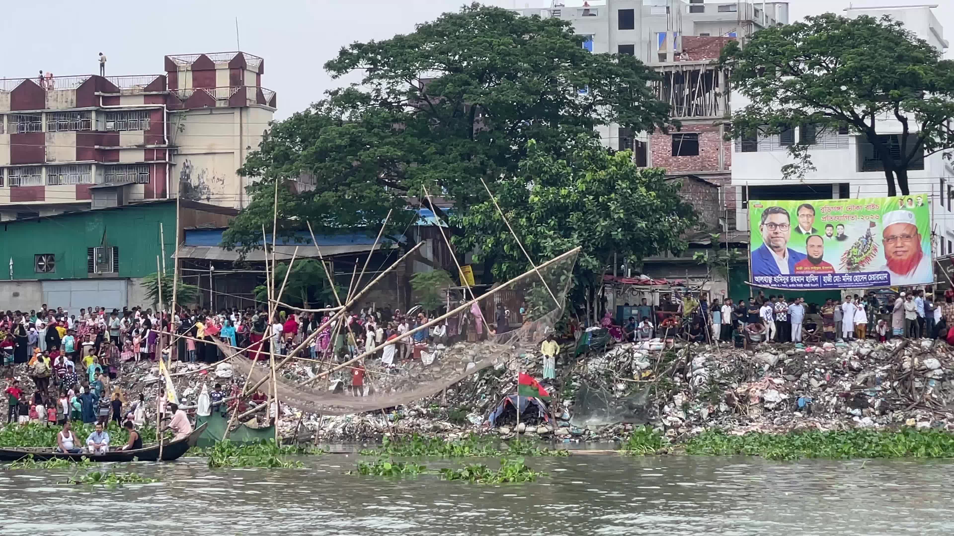 Boat race in Dhaka
