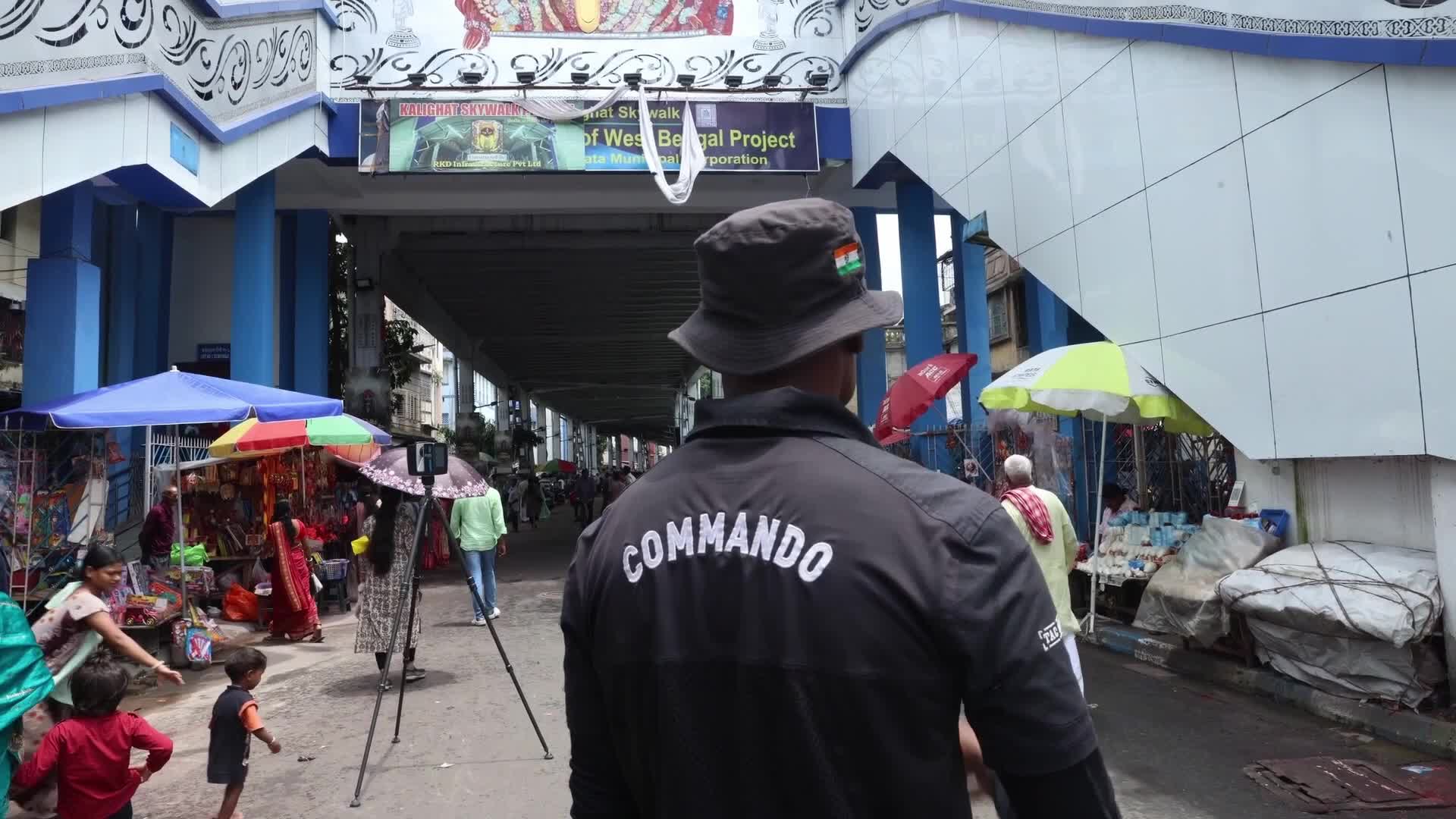 NSG personnel conduct Security Check In Kolkata,India