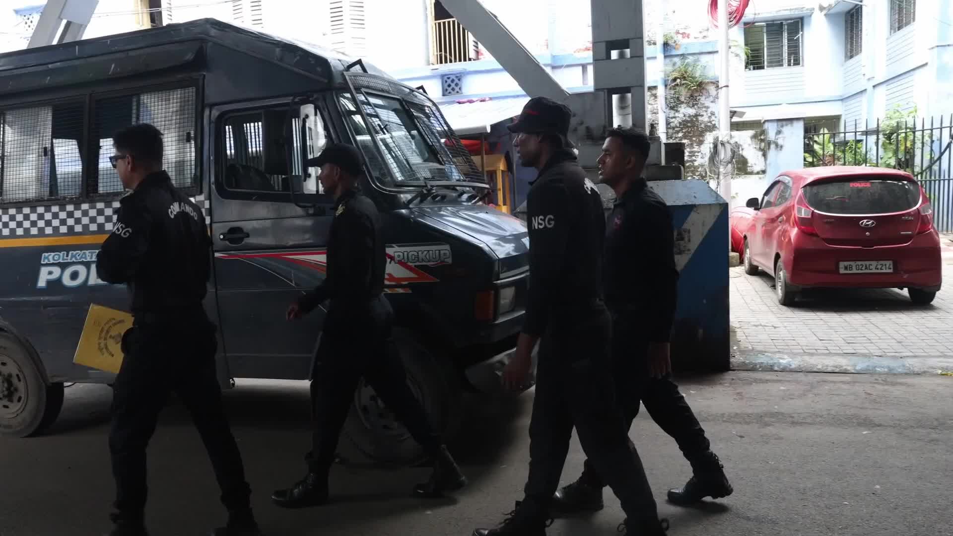 NSG personnel conduct Security Check In Kolkata,India