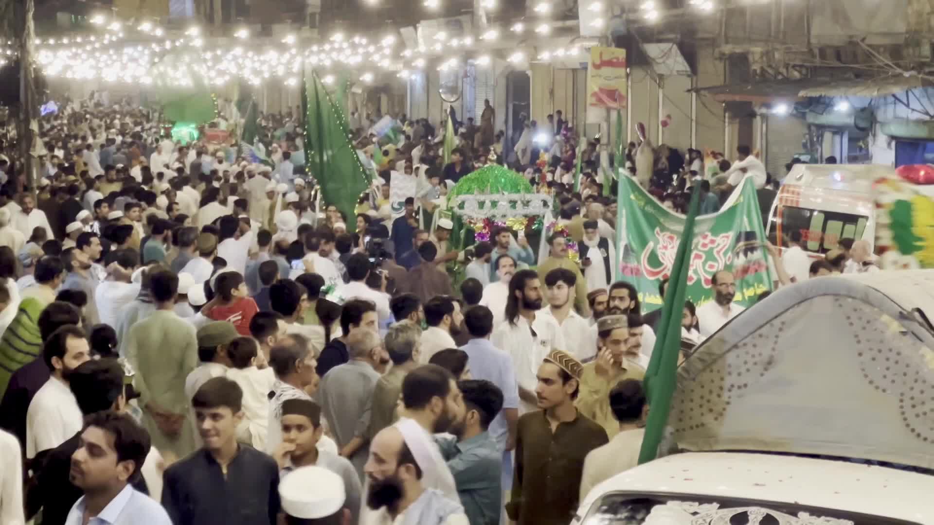 Eid Milad-un-Nabi Procession Held in Peshawar