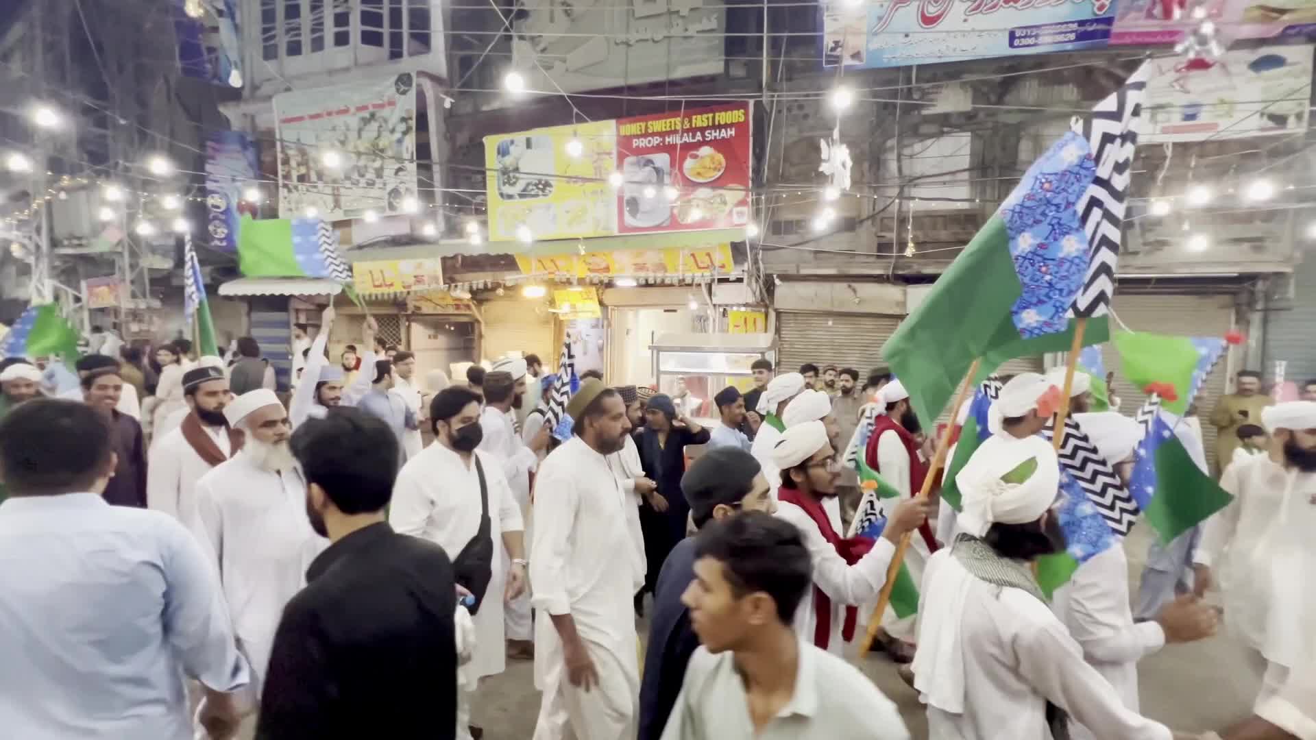 Eid Milad-un-Nabi Procession Held in Peshawar