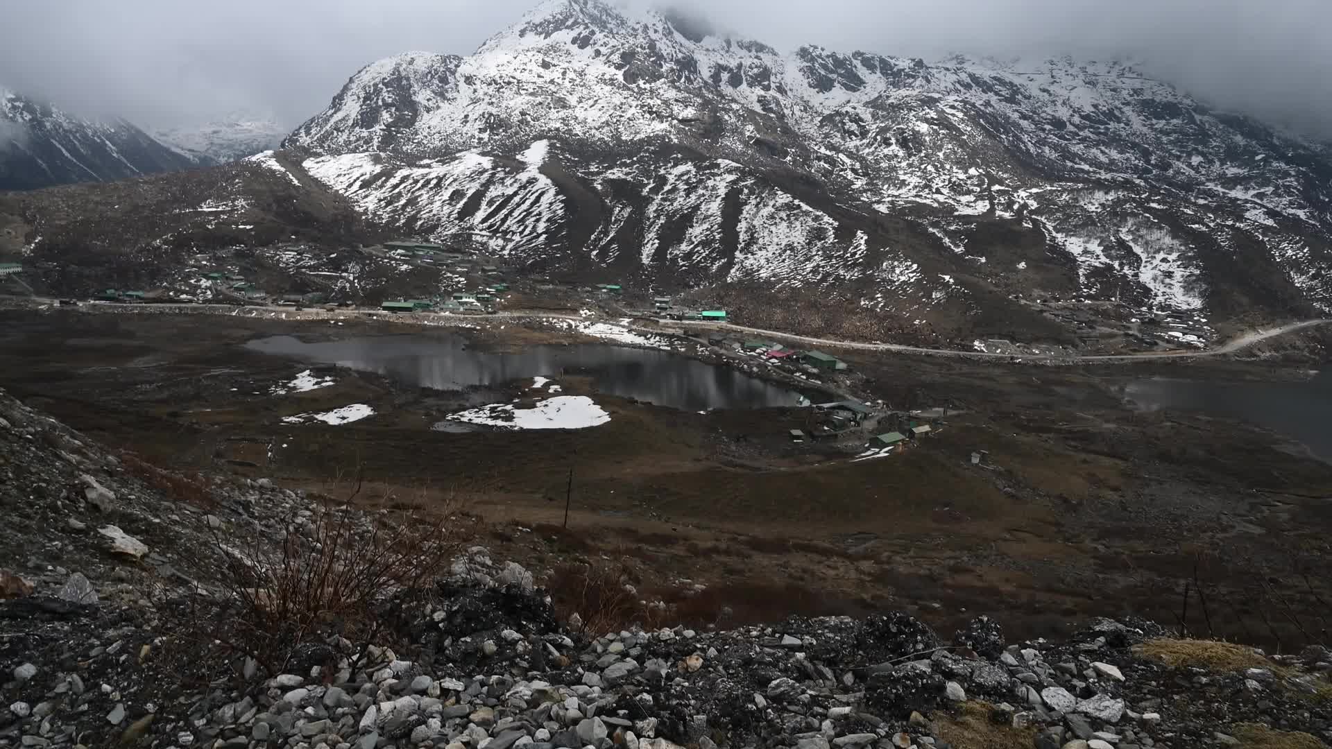 Glacial lakes in the Himalayas - Glacier melting