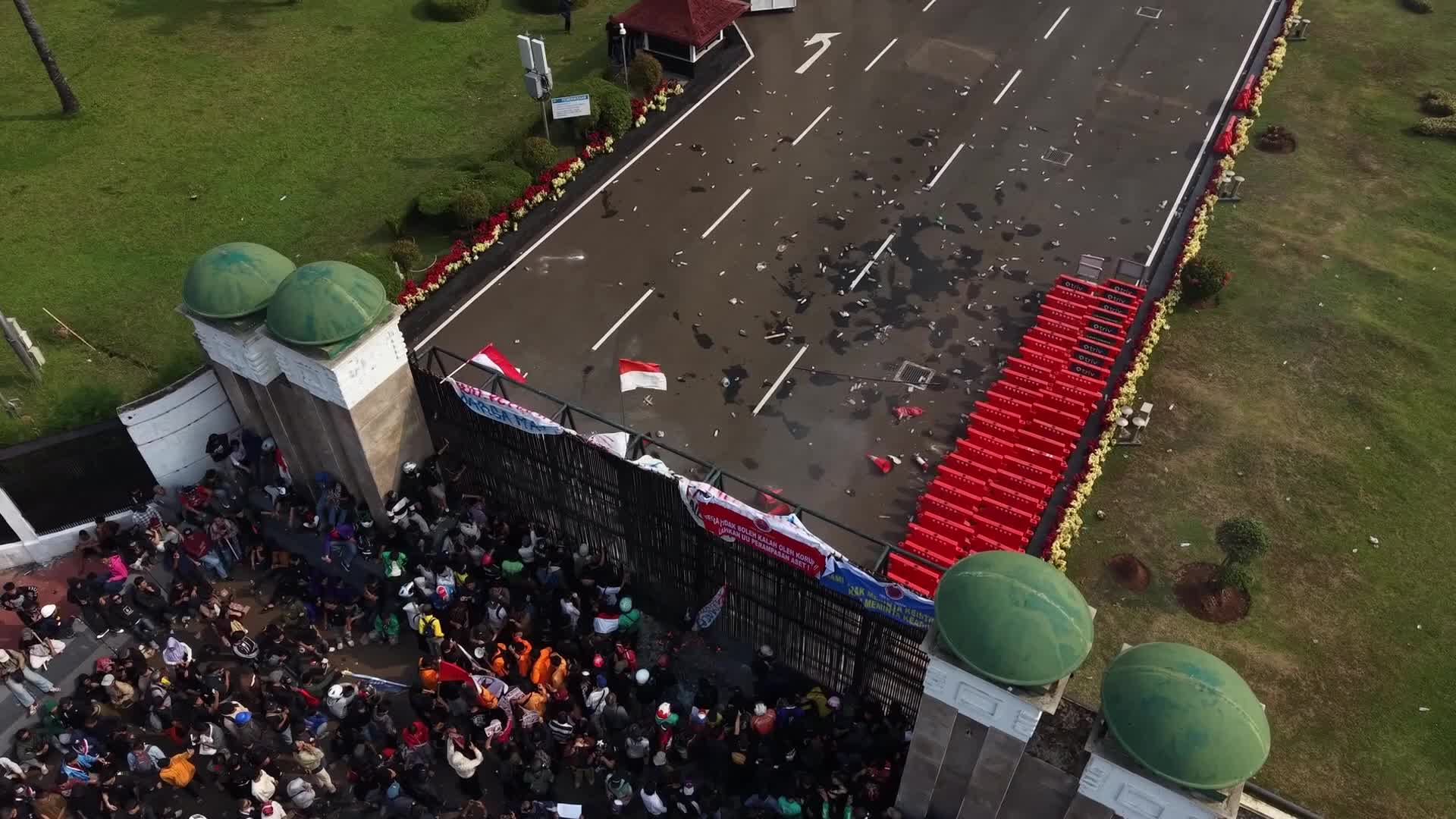 Big Demonstration in Jakarta, Indonesia