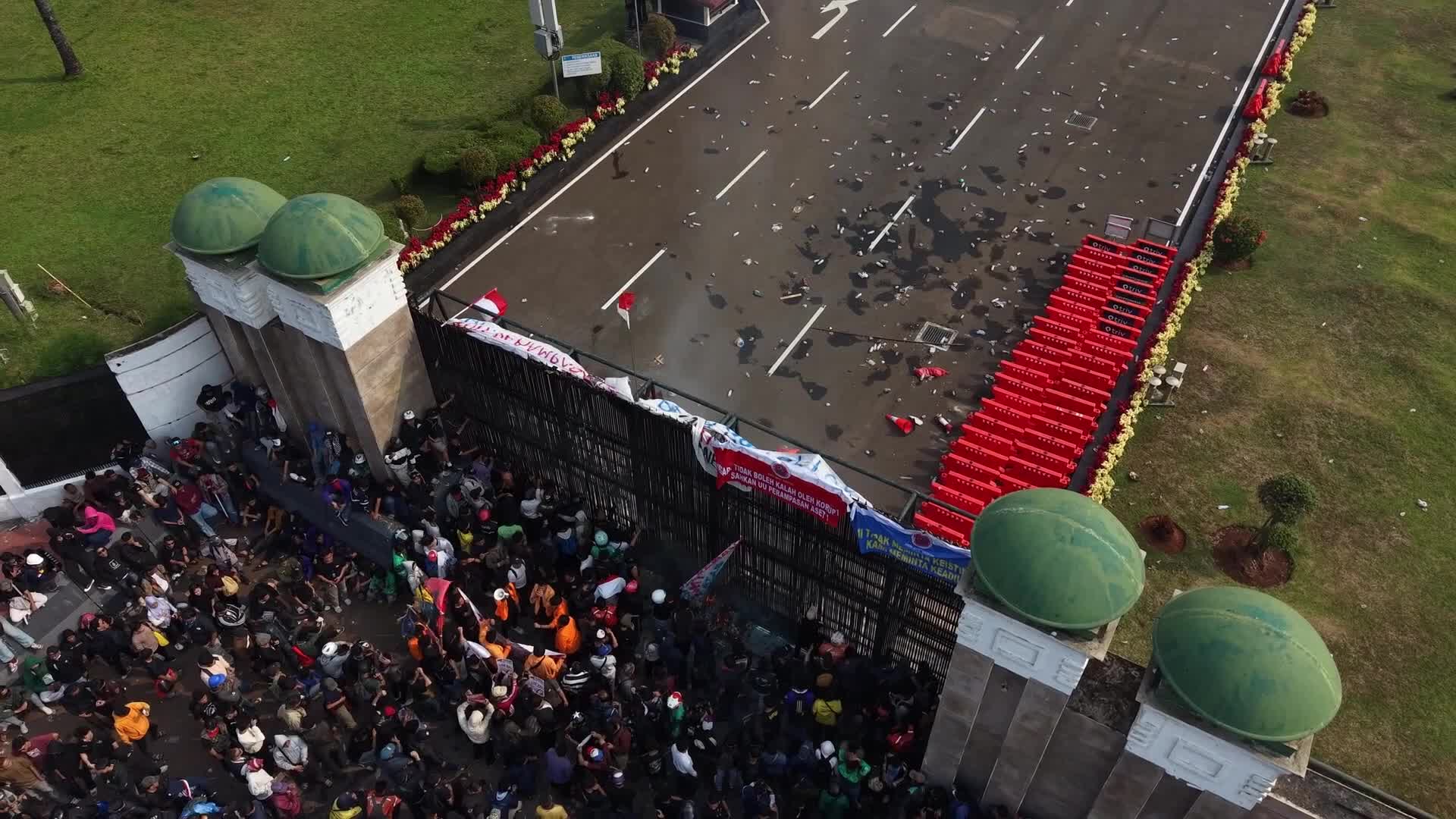 Big Demonstration in Jakarta, Indonesia