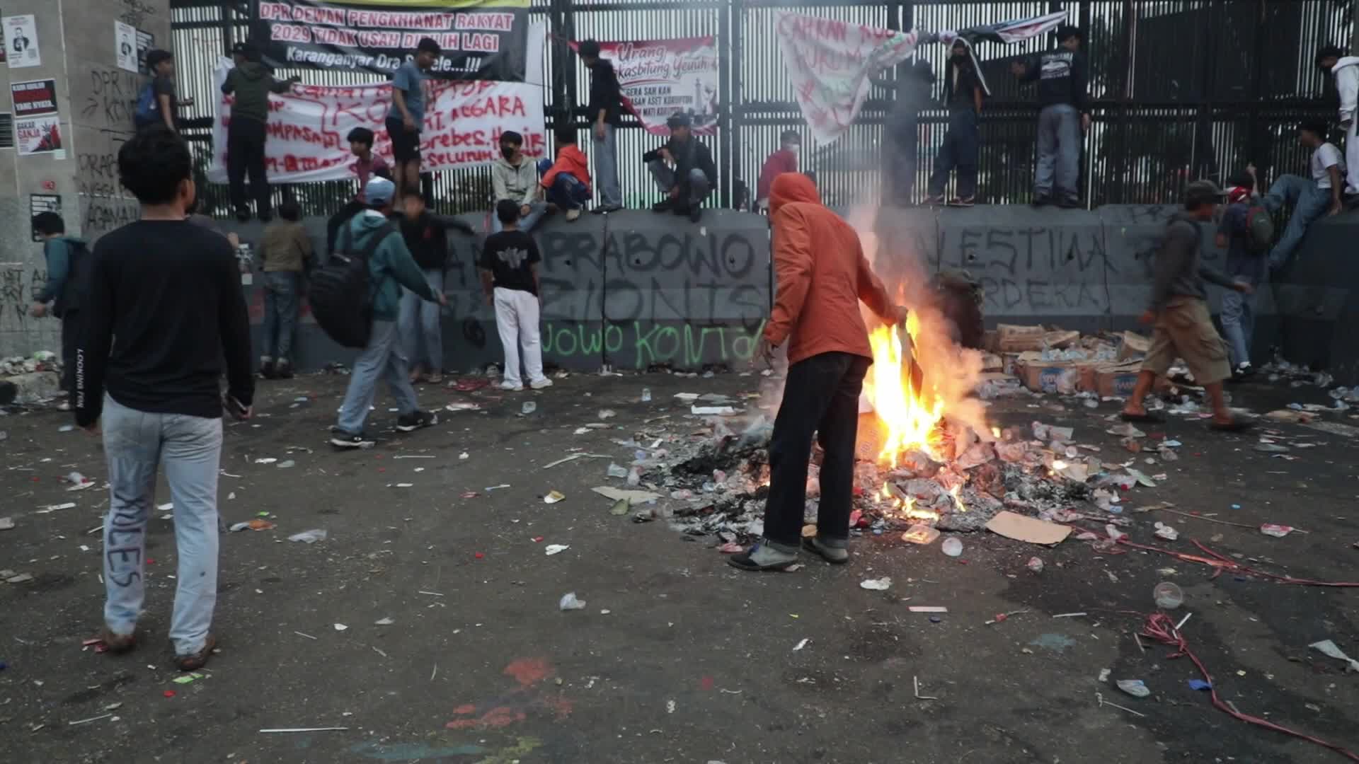 Big Demonstration in Jakarta, Indonesia