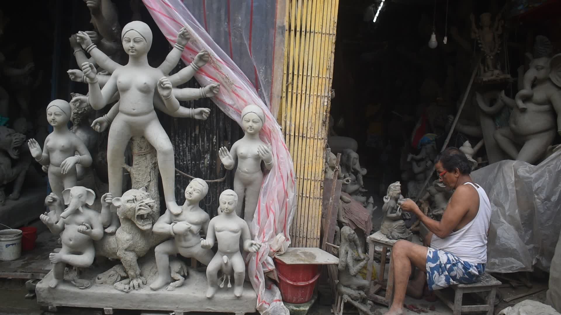 Daily life in Kumartuli, Kolkata