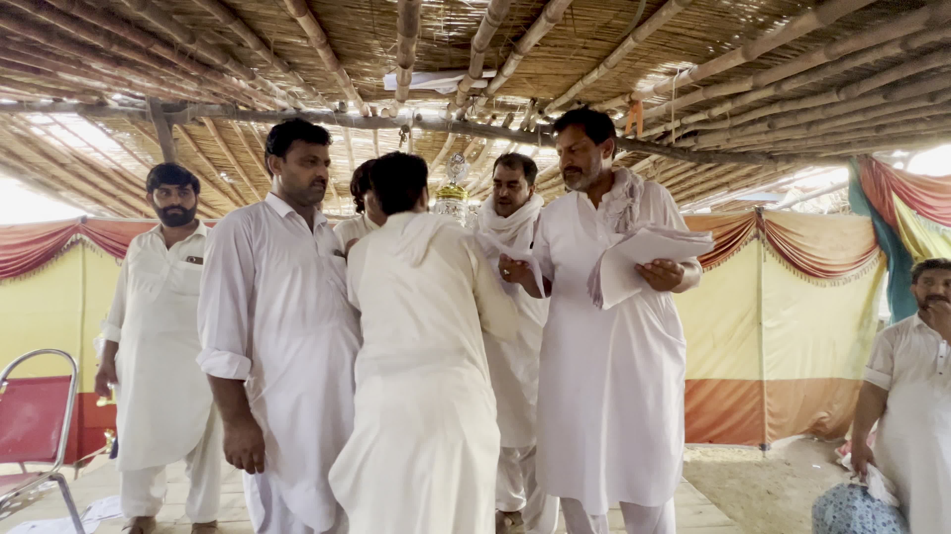 Black Partridge Singing Tournament Draws Bird Owners and Spectators in Peshawar