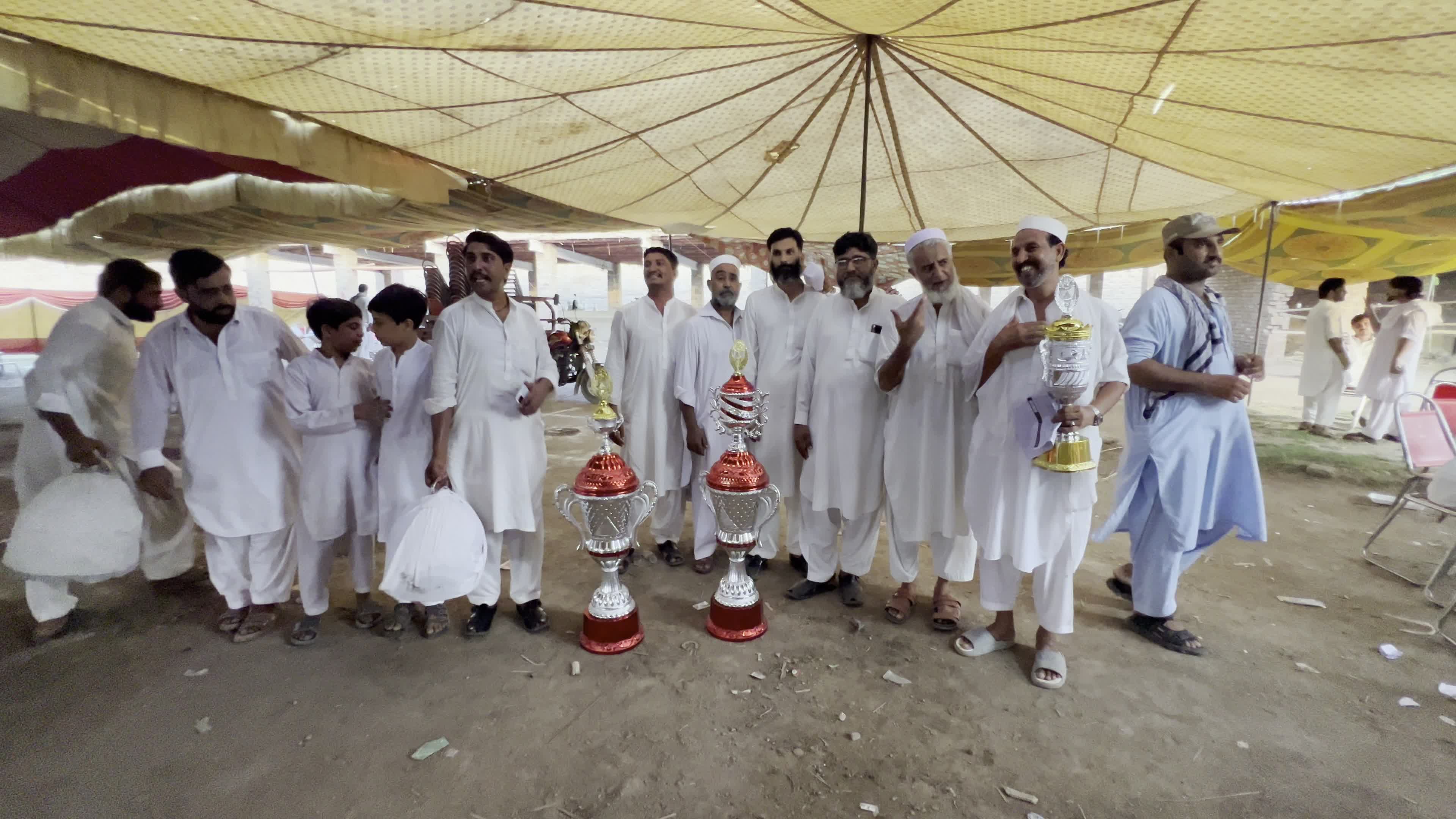 Black Partridge Singing Tournament Draws Bird Owners and Spectators in Peshawar