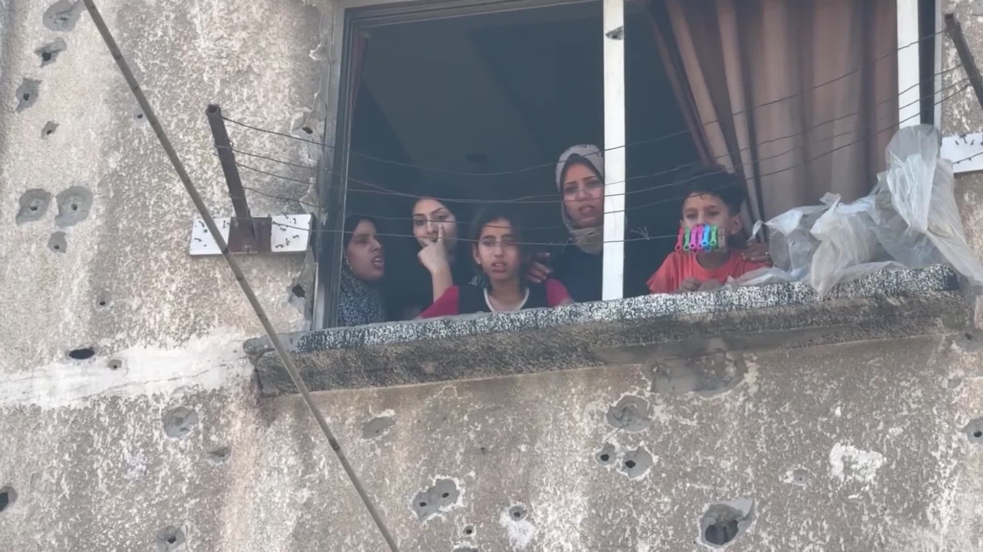 Air Strike On Tel Al-Hawa Neighborhood In Gaza