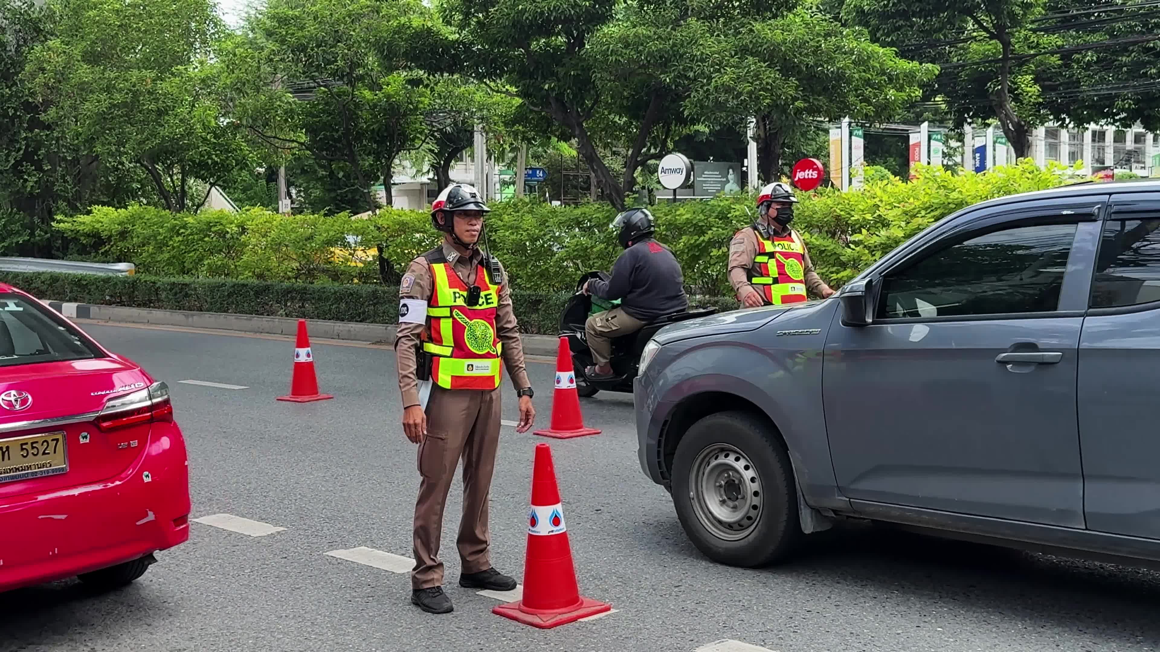 Thailand Police Checkpoint