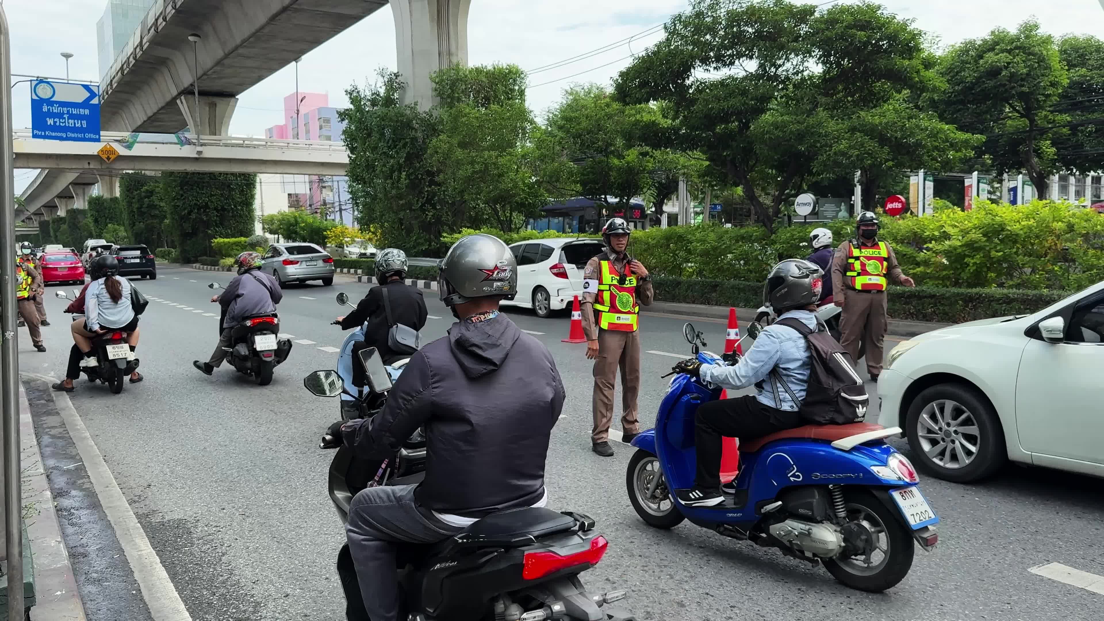 Thailand Police Checkpoint