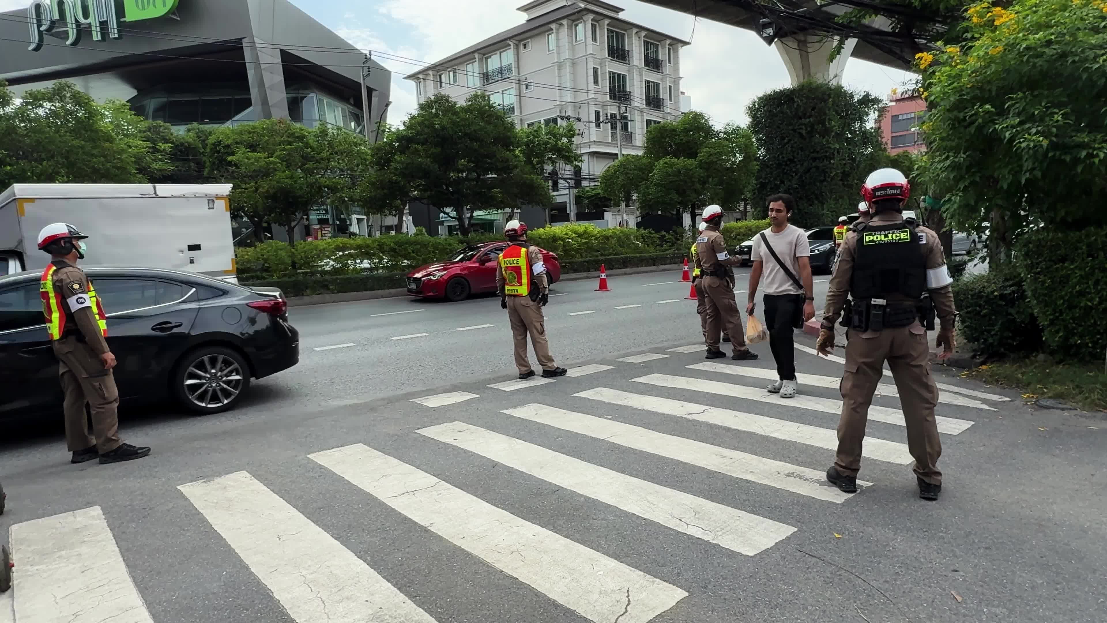 Thailand Police Checkpoint