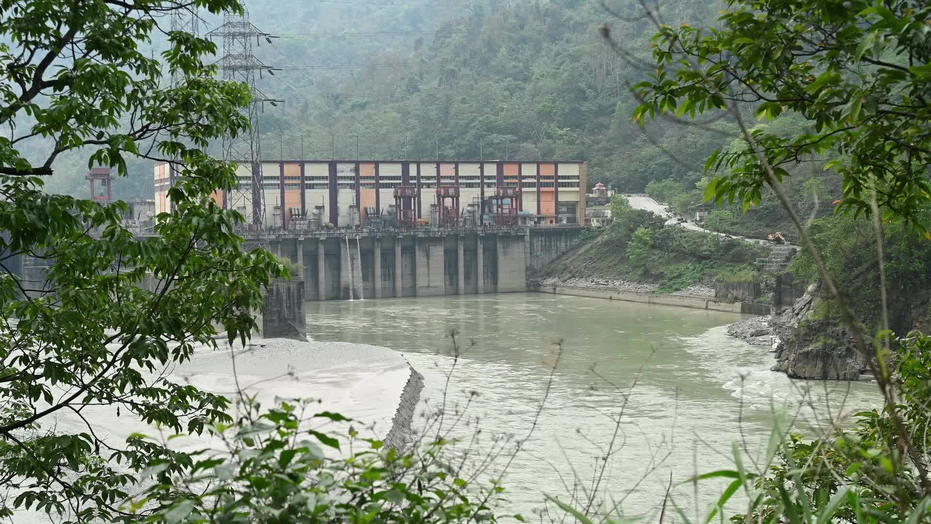 Indian Hydroelectric Power Station - Teesta Low Dam - IV Hydropower Plant