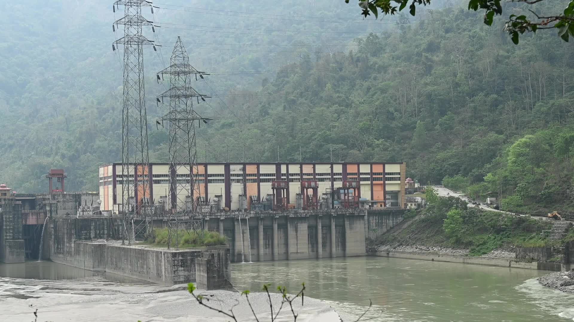 Indian Hydroelectric Power Station - Teesta Low Dam - IV Hydropower Plant