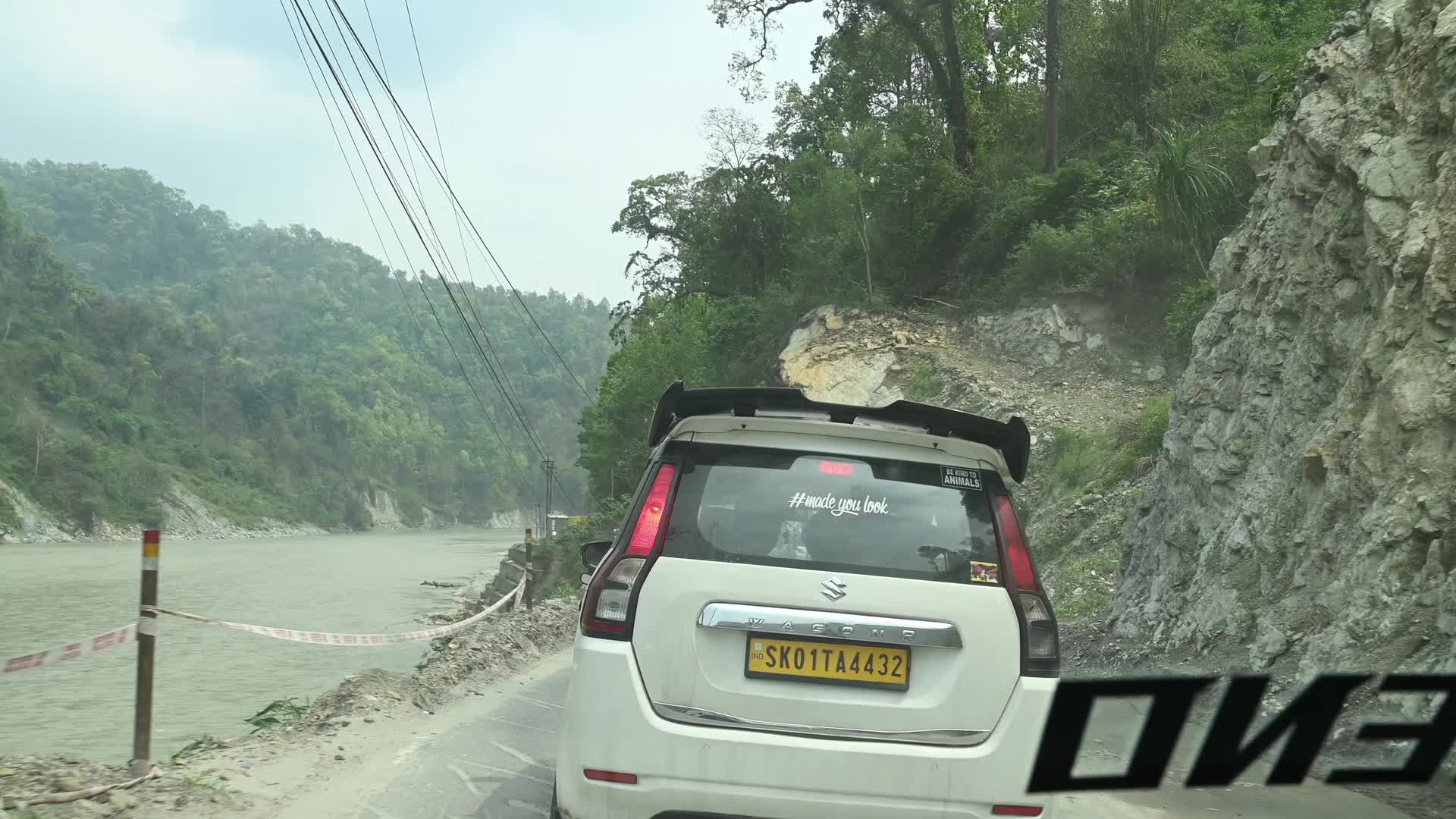 Road Repair beside Teesta River - Siliguri Corridor