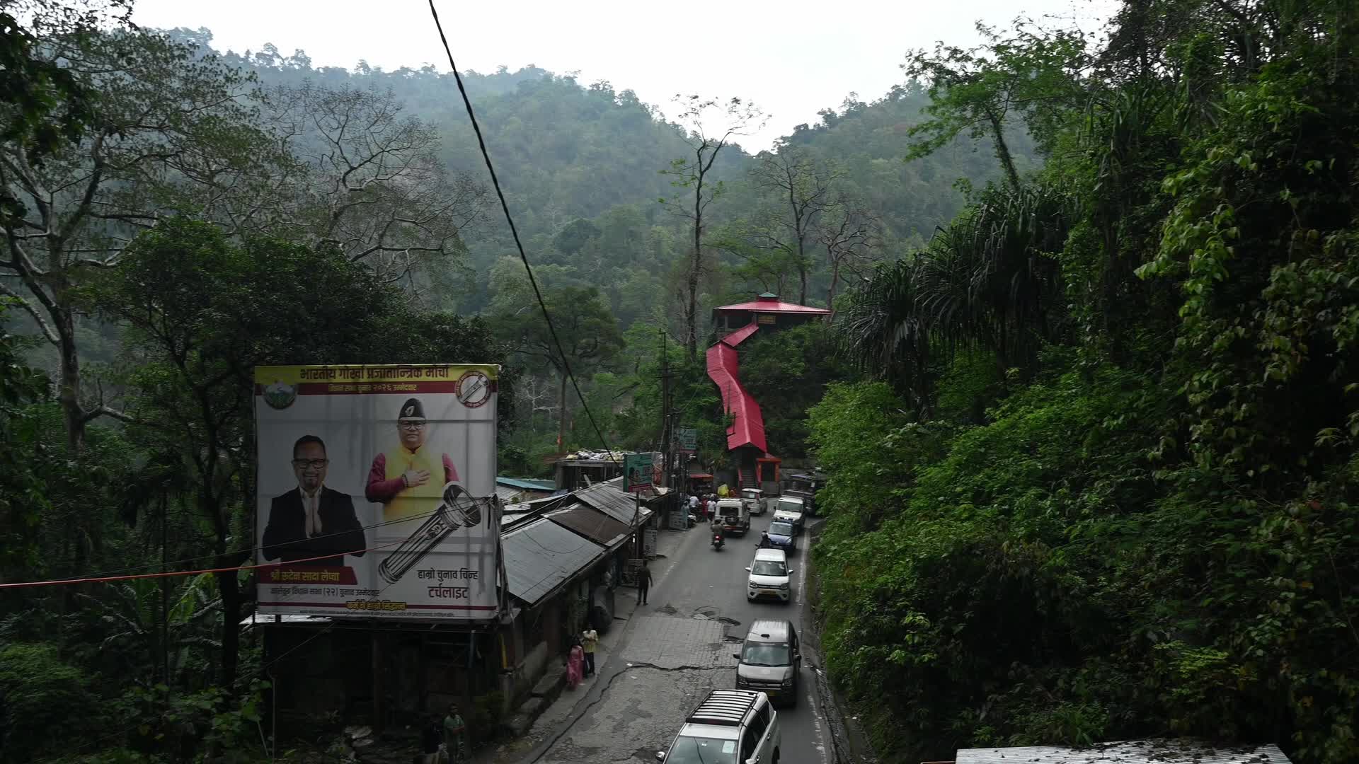 Road Repair beside Teesta River - Siliguri Corridor